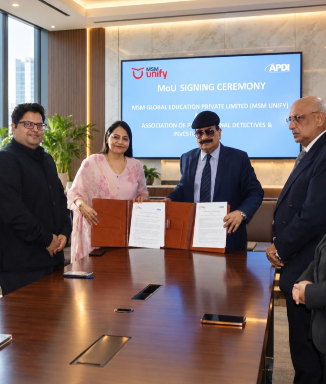 MSM Unify and APDI Sign MoU for Online Certified Corporate Investigator Course