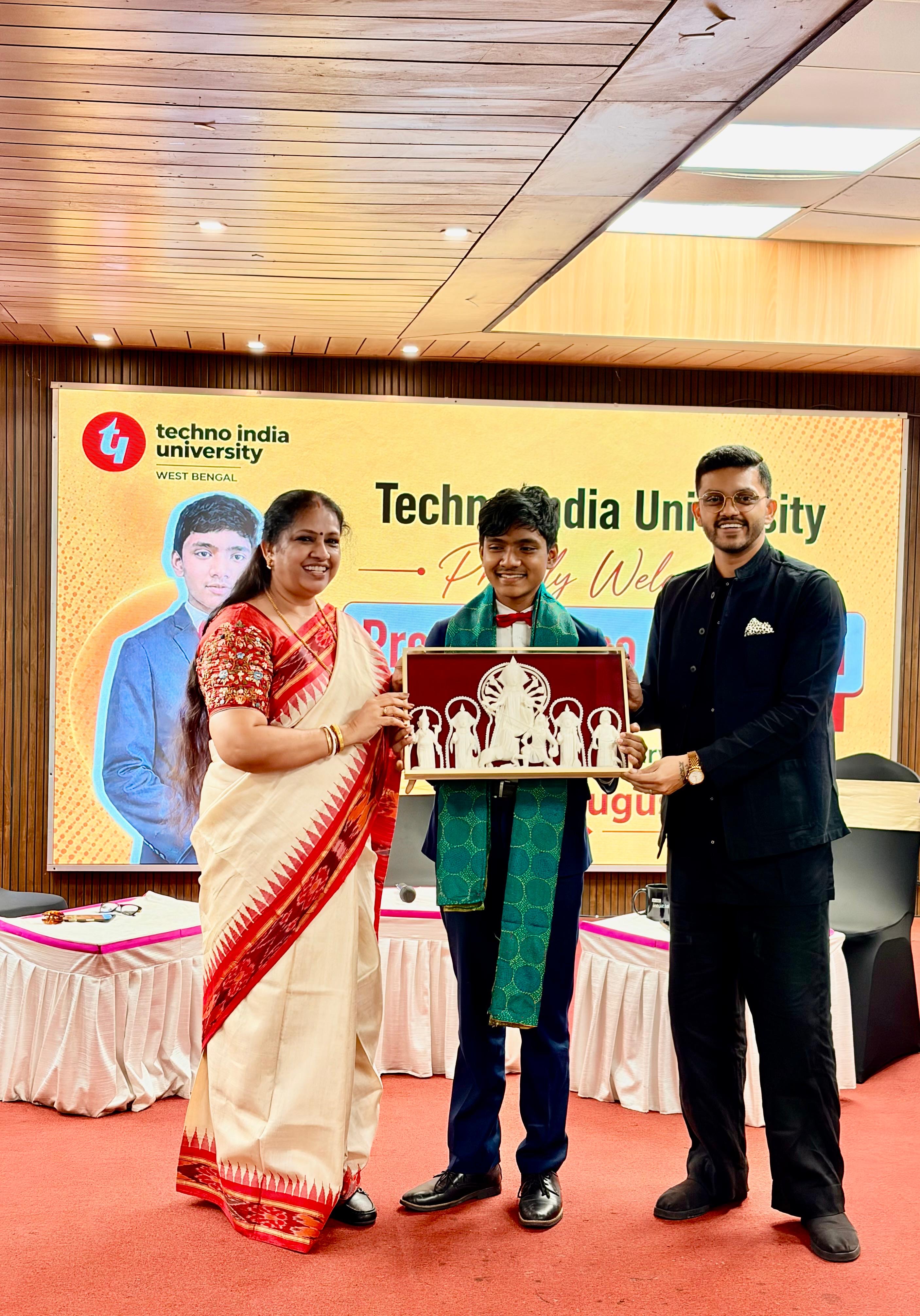 Techno India University Hosts Prof Suborno Isaac Bari, World&rsquo;s Youngest Professor, For An Inspiring Exchange With Young Minds