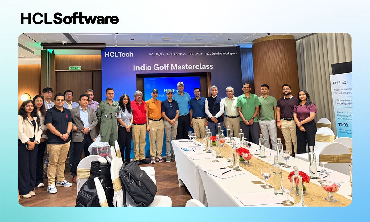 HCLSoftware Kicks-Off India Golf Masterclass with Leaders from India and Professionals from 46 Nations
