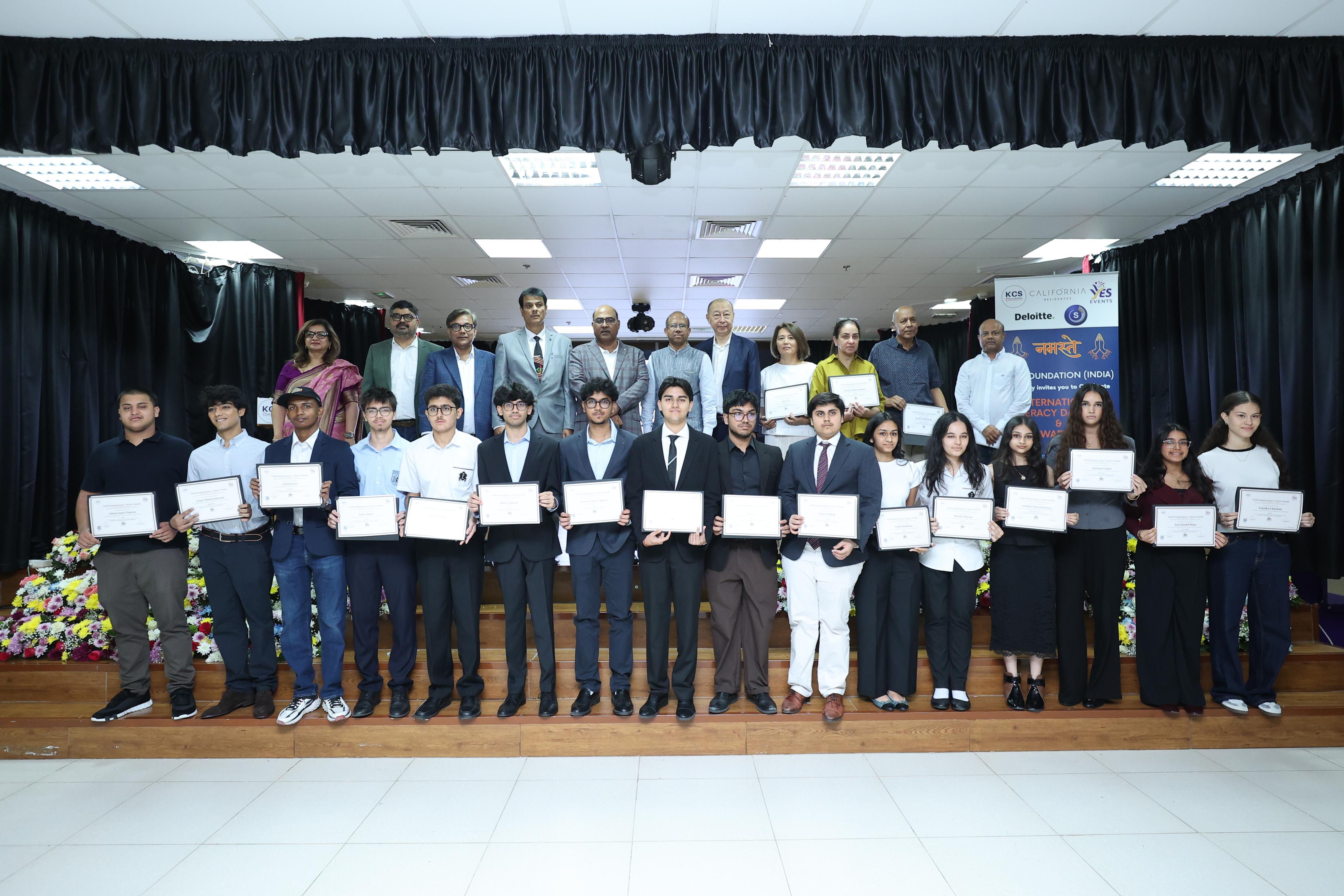 KCS Foundation Celebrates Literacy Day in Dubai, Honours 27 Students at YES Awards 2026