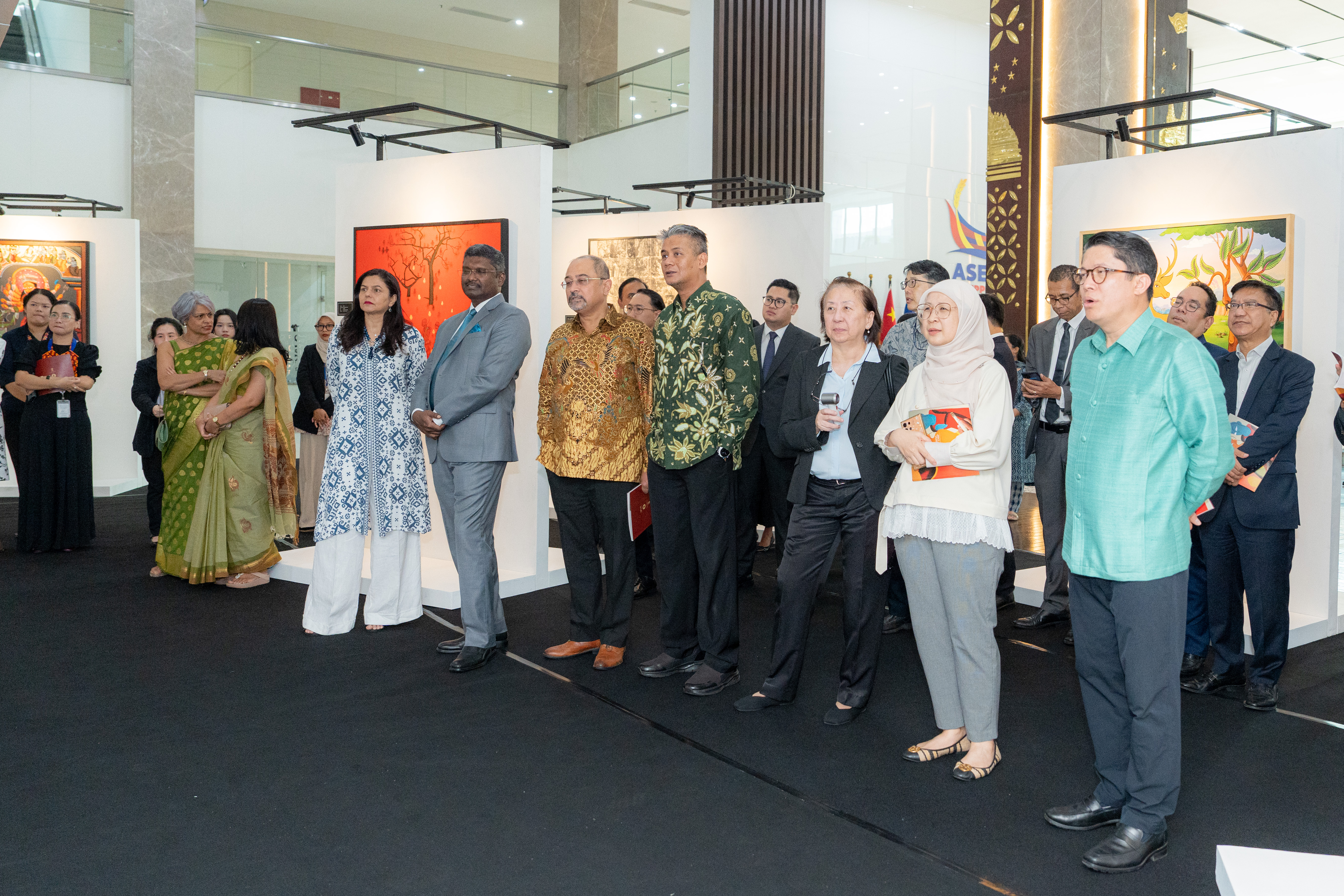 Where Art Meets Diplomacy: ASEAN-India Artists&rsquo; Camp 3.0 Exhibition Showcased at ASEAN Headquarters, Jakarta