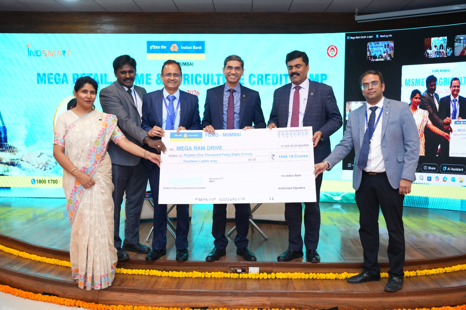 Mega RAM Disbursement & Outreach Camp  Indian Bank, Mumbai