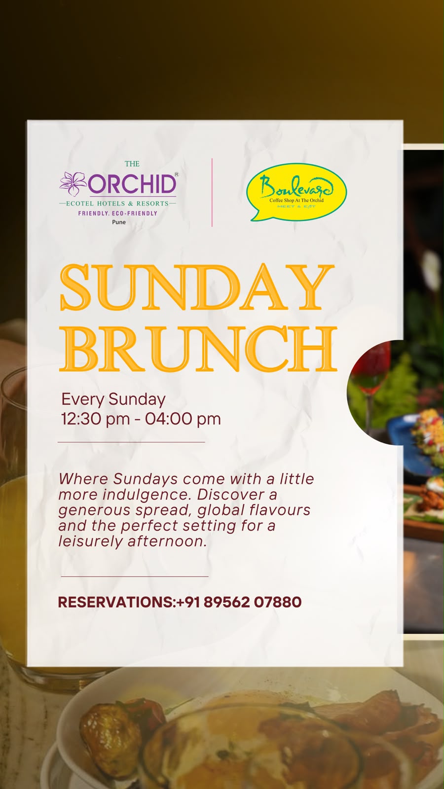 Make Your Sundays More Delicious with a Leisurely Brunch at Boulevard, The Orchid Pune