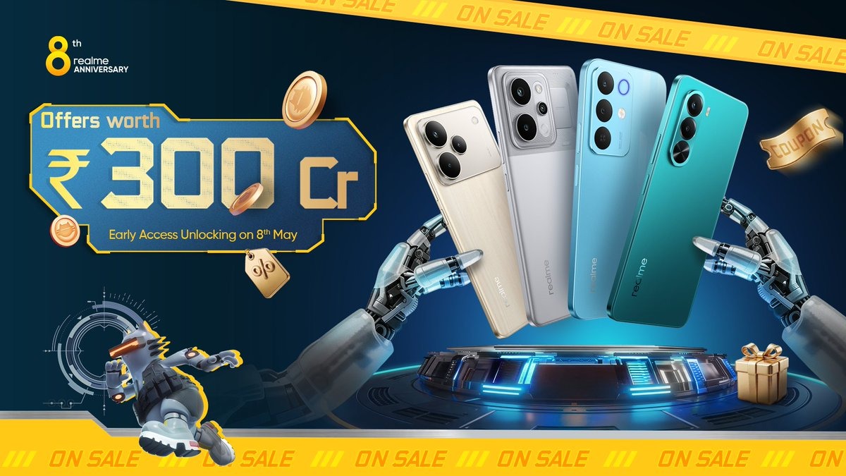 realme Announces Power-Packed Deals Across Flipkart SASA LELE Sale, Amazon Great Summer Sale and realme Anniversary Days Sale