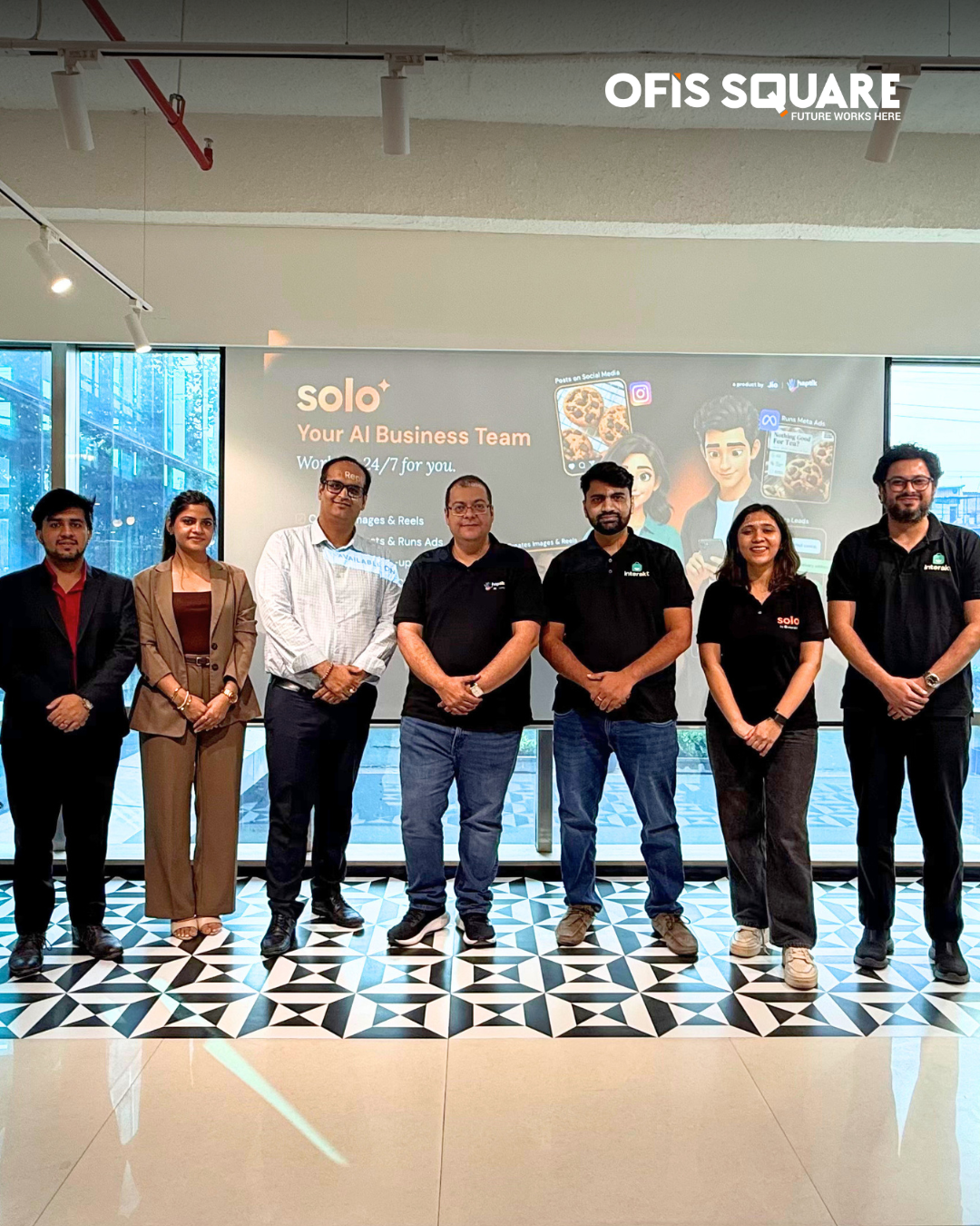 Ofis Square and Jio Haptik Host 'AI for Business Meetup', Demonstrating Practical AI Solutions for Business Growth