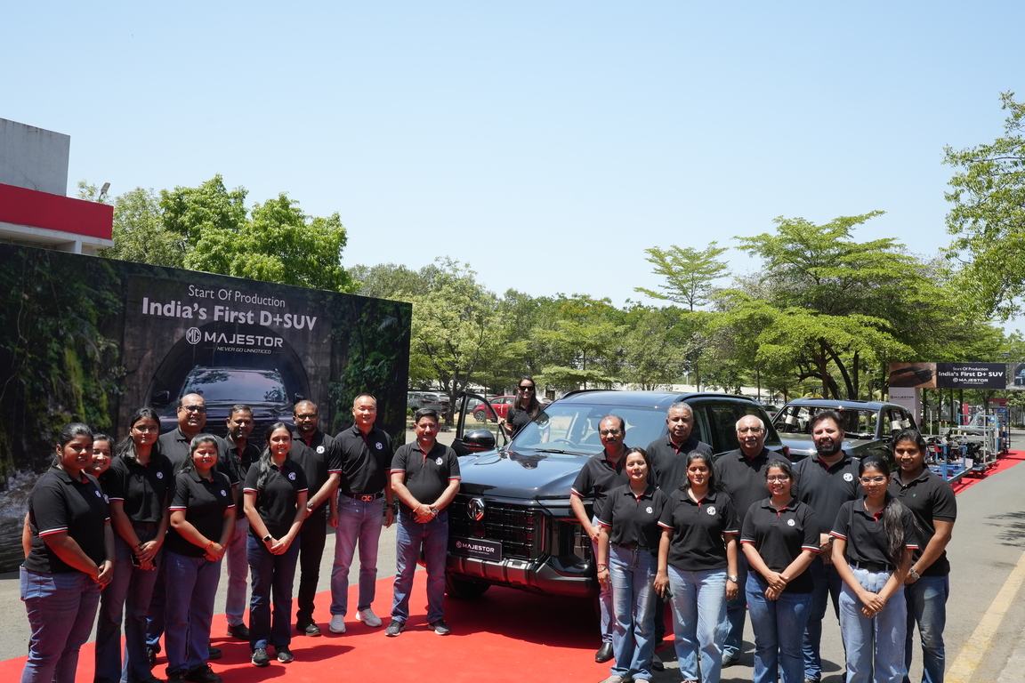 JSW MG  Motor India Starts Production Of India&rsquo;s First D+SUV - Mg Majestor
