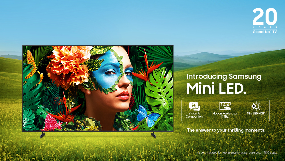 Samsung Unveils Next-Gen Vision AI-Powered Mini LED TVs for  Enhanced Viewing in India