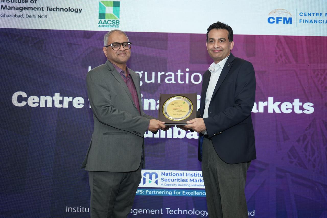 IMT Ghaziabad Strengthens Industry Connect with Centre for Financial Markets Office in Mumbai