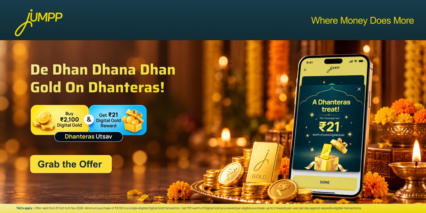 jUMPP Launches Dhanteras Utsav to Make Digital Gold Buying More Rewarding