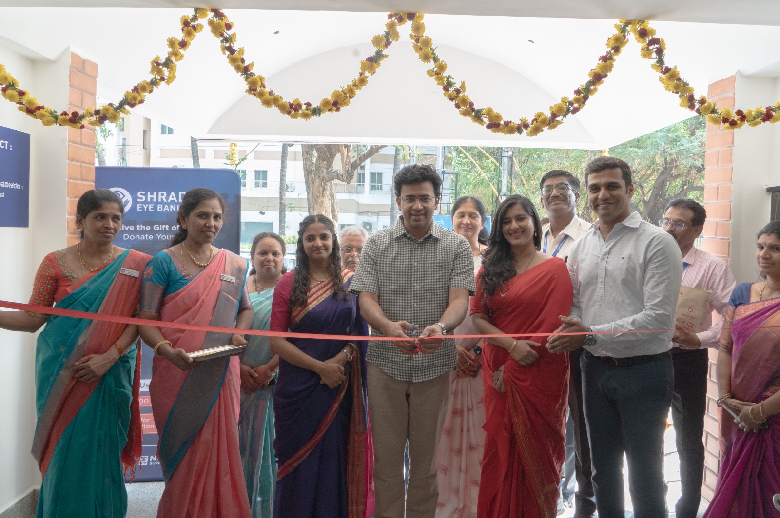 MP Tejasvi Surya Inaugurates Shraddha Eye Care Trust Hospital in Padmanabhanagar; The Community Centre to Strengthen Eye Care Access in the Region