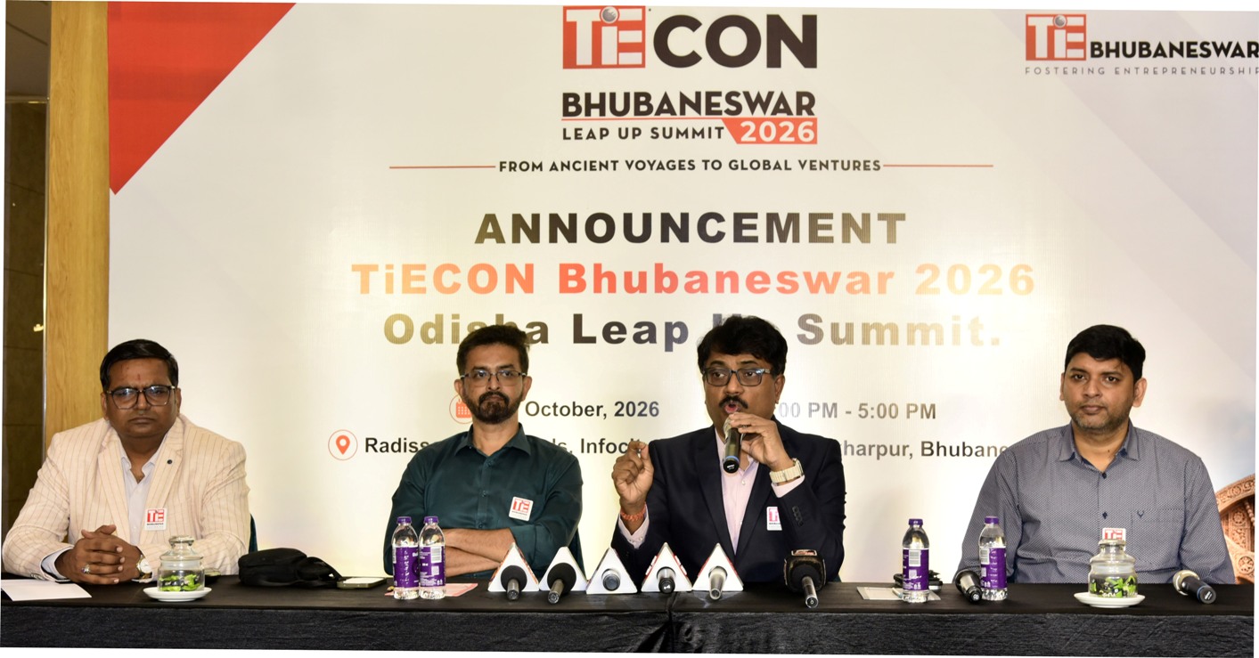 TiECon Bhubaneswar 2026 Set for October 30&ndash;31 to Propel Odisha&rsquo;s Global Entrepreneurship and Export Ambitions