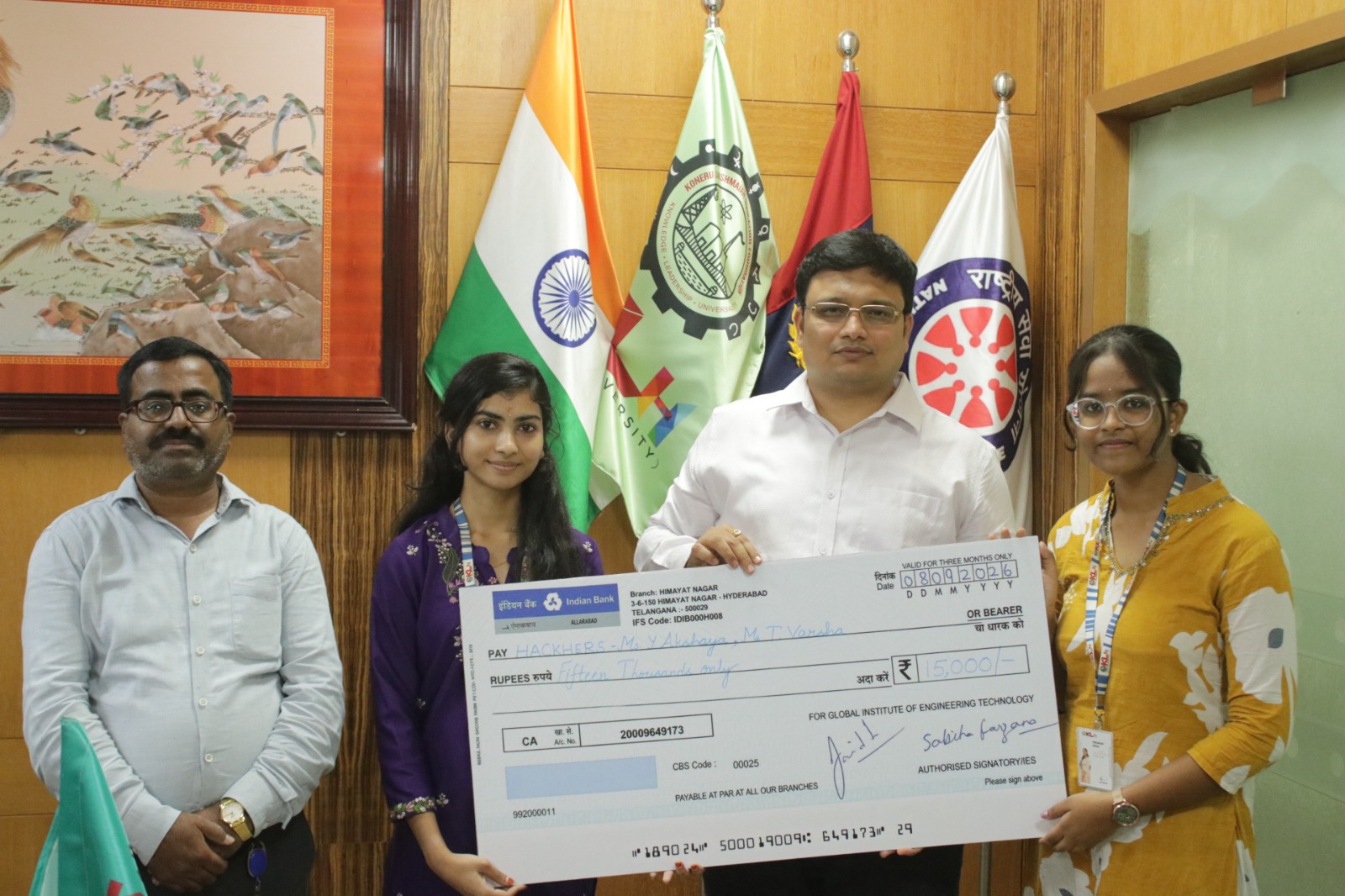 KLH Students Win First Prize at Global Codeverse 2026