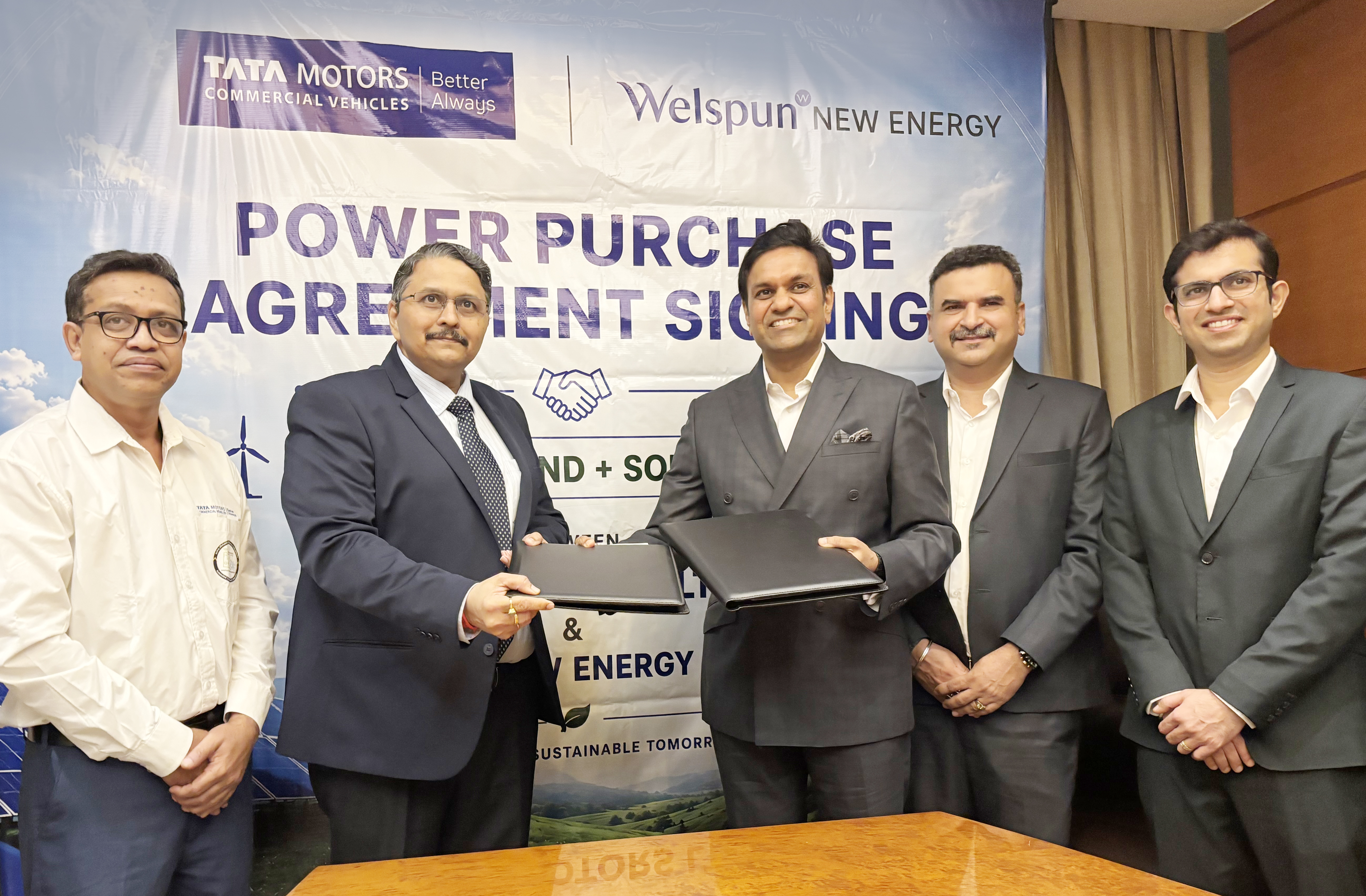 Tata Motors Limited and Welspun Renewable Energy Private Limited Partner to Develop 86 MW Wind-Solar Hybrid Project