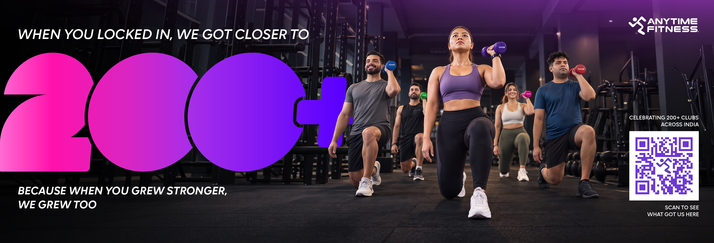 Anytime Fitness India Marks 200 plus  Club Milestone with Nationwide Member Celebrations Across 45 plus  Cities