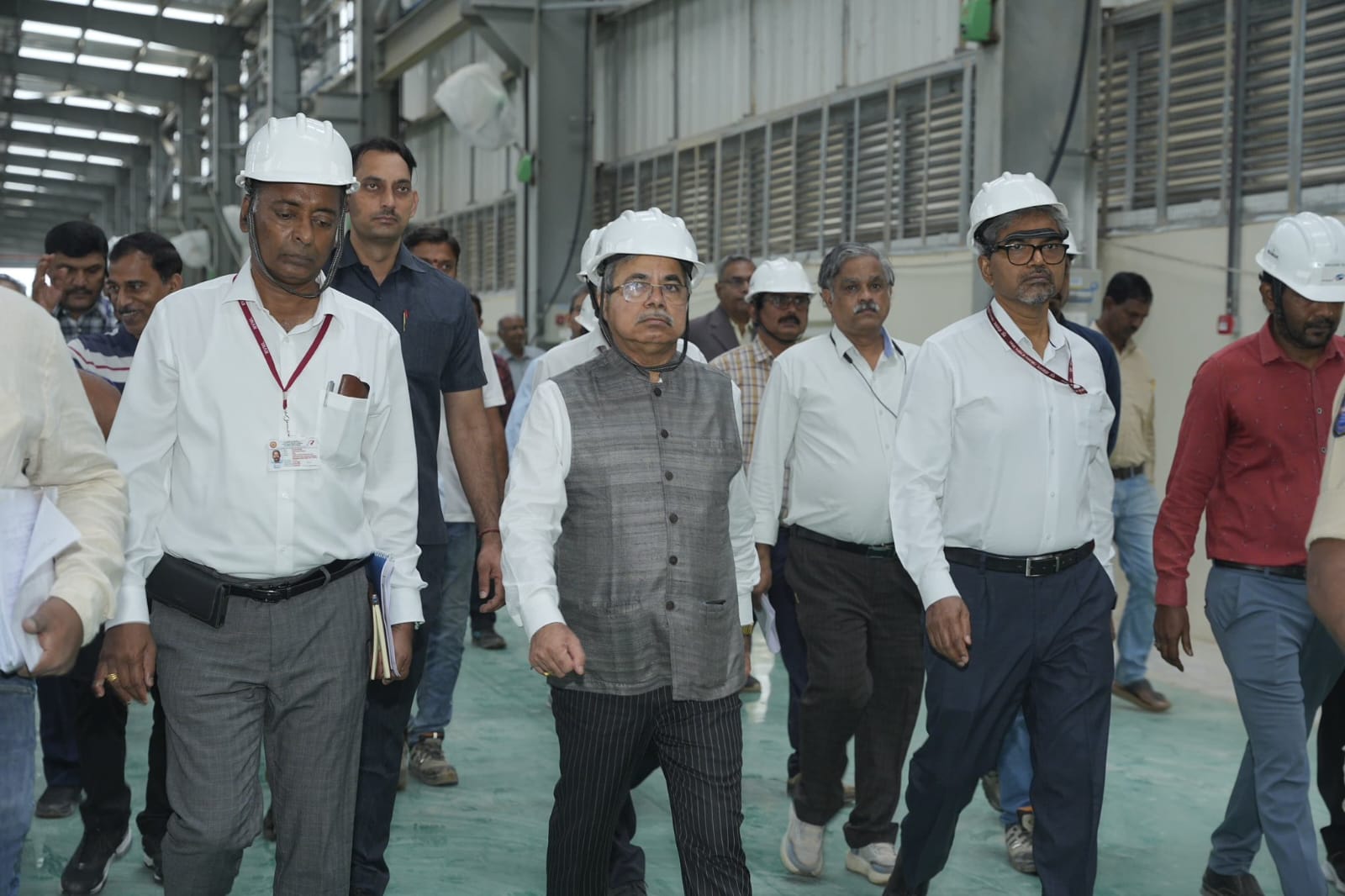Chairman & CEO, Railway Board Reviews Progress of RVNL's Landmark Kazipet Railway Manufacturing Unit