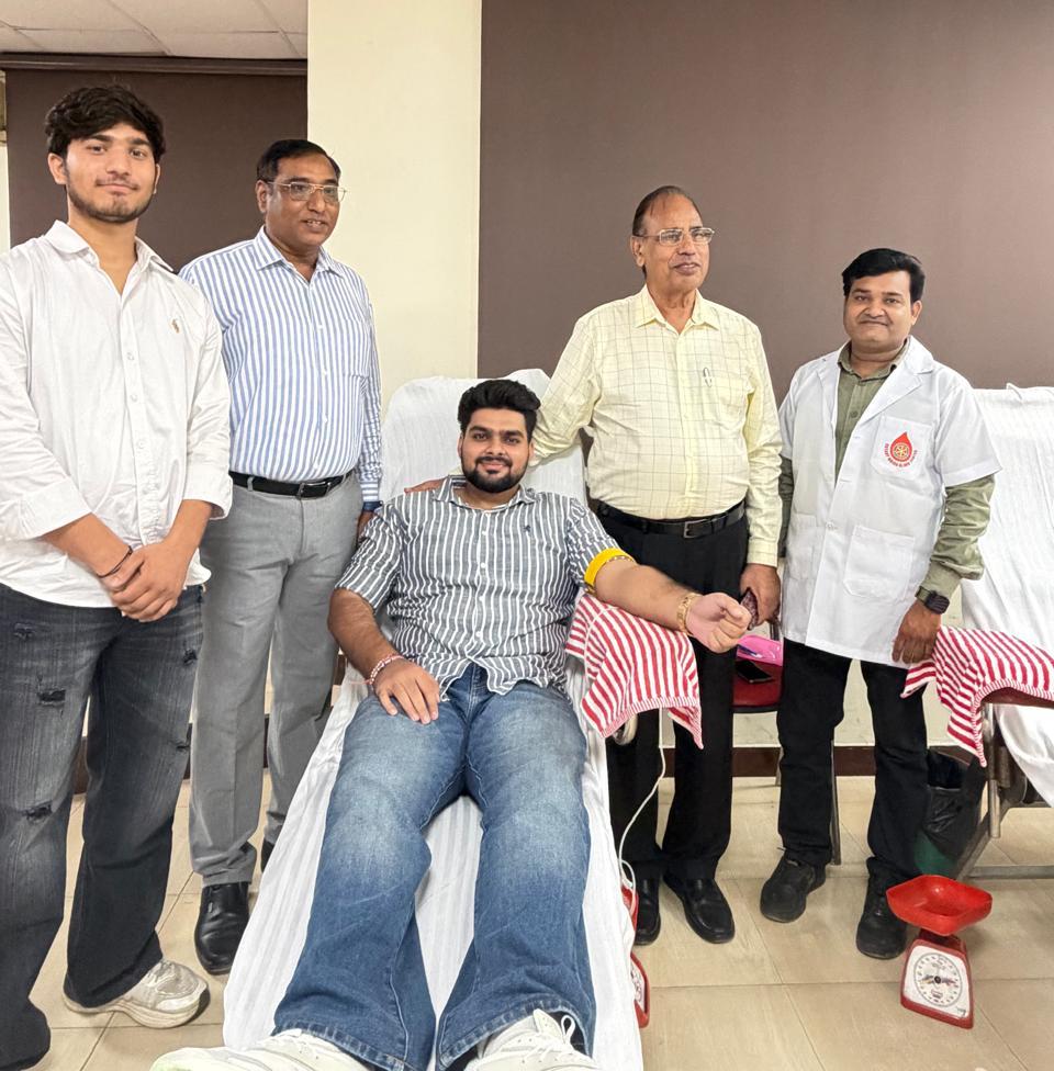 IMS Noida Organises Blood Donation Camp, Inspiring Students to Embrace Social Responsibility and Service
