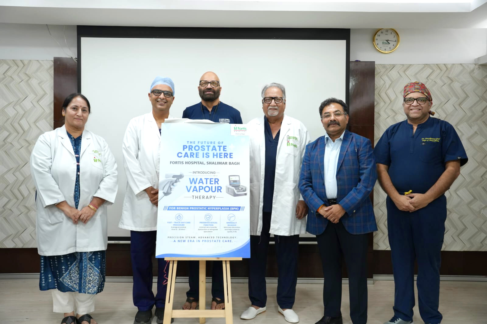 Fortis Hospital, Shalimar Bagh Becomes Delhi NCR&rsquo;s First Multi-speciality Hospital to Launch Rezūm  Water Vapor Therapy for Enlarged Prostate