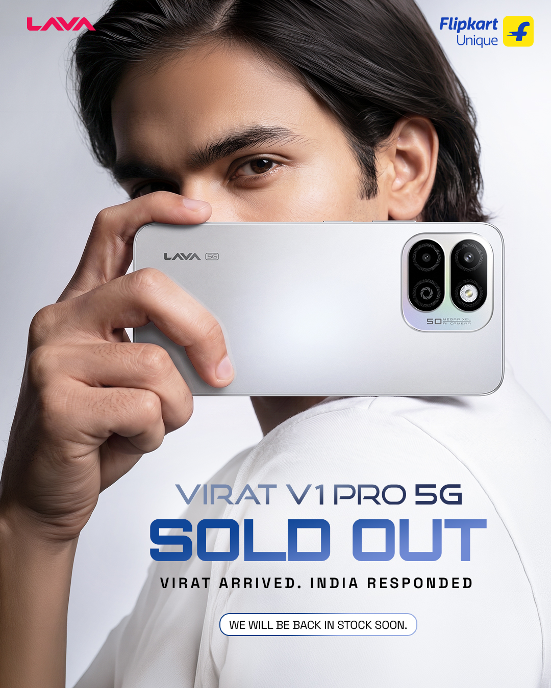 LAVA VIRAT V1 PRO 5G GOES OUT OF STOCK ON DAY 1 OF SALE ON FLIPKART
