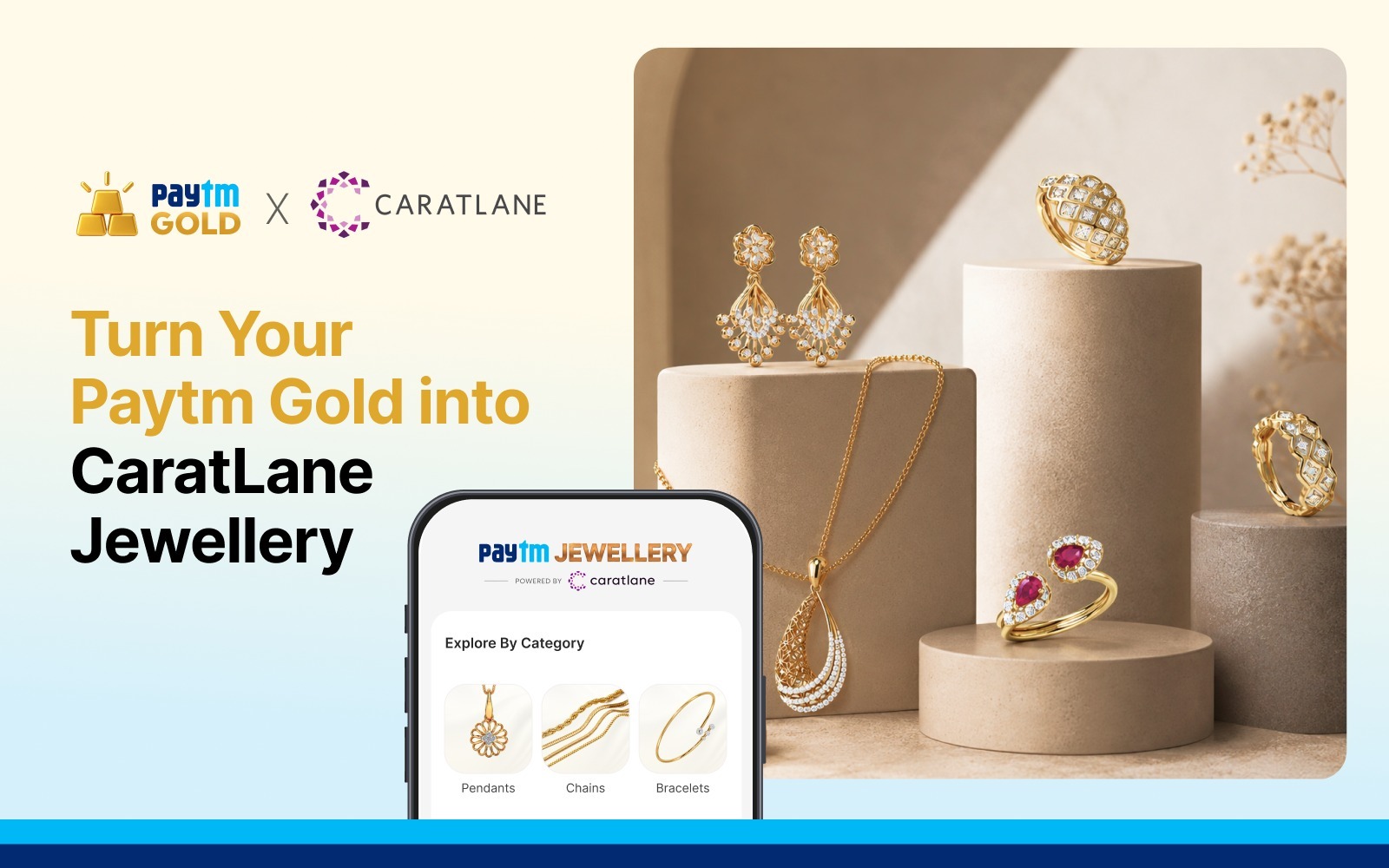 Paytm Partners With CaratLane to Offer Jewellery Across Categories, Enables Purchases Using Paytm Digital Gold