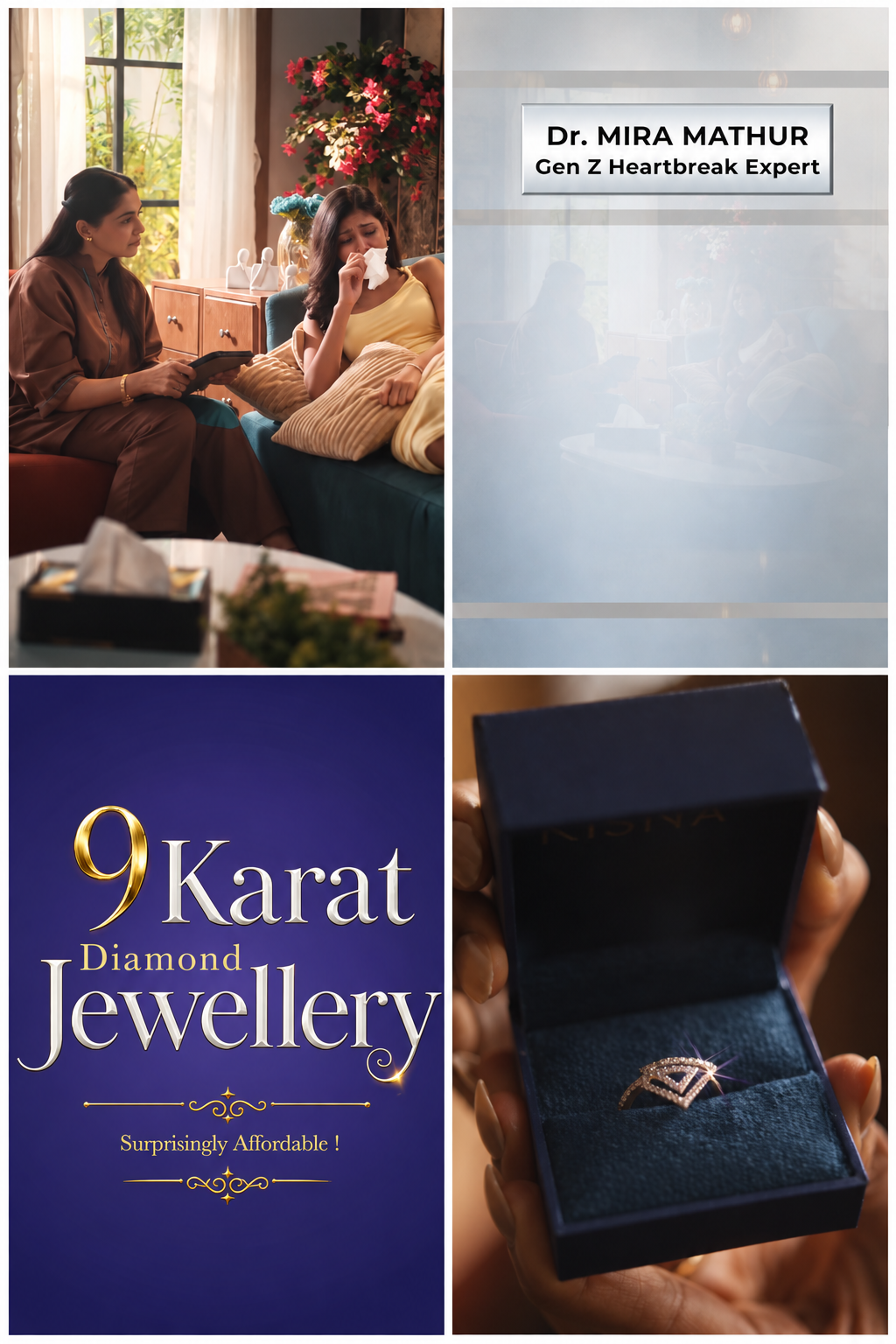Heartbreak takes a back seat to 9KT jewellery in KISNA&rsquo;s quirky new campaign film