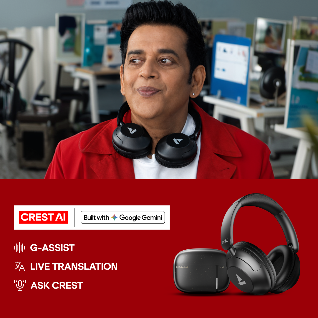 boAt&rsquo;s New CREST AI Film with Ravi Kishan Takes a Fun Spin on Getting Smarter at Work