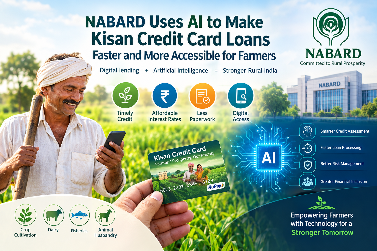 NABARD Uses AI to Make Kisan Credit Card Loans Faster and More Accessible for Farmers