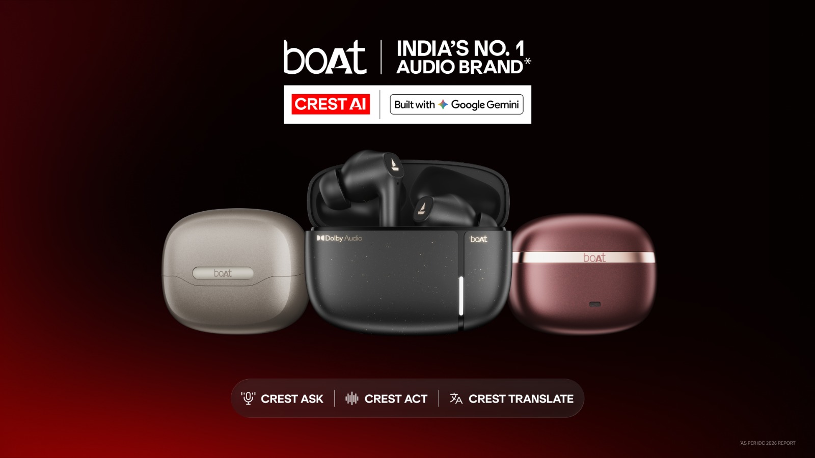 boAt ushers in a new era of AI-Powered Smart Audio Devices built with Google Gemini
