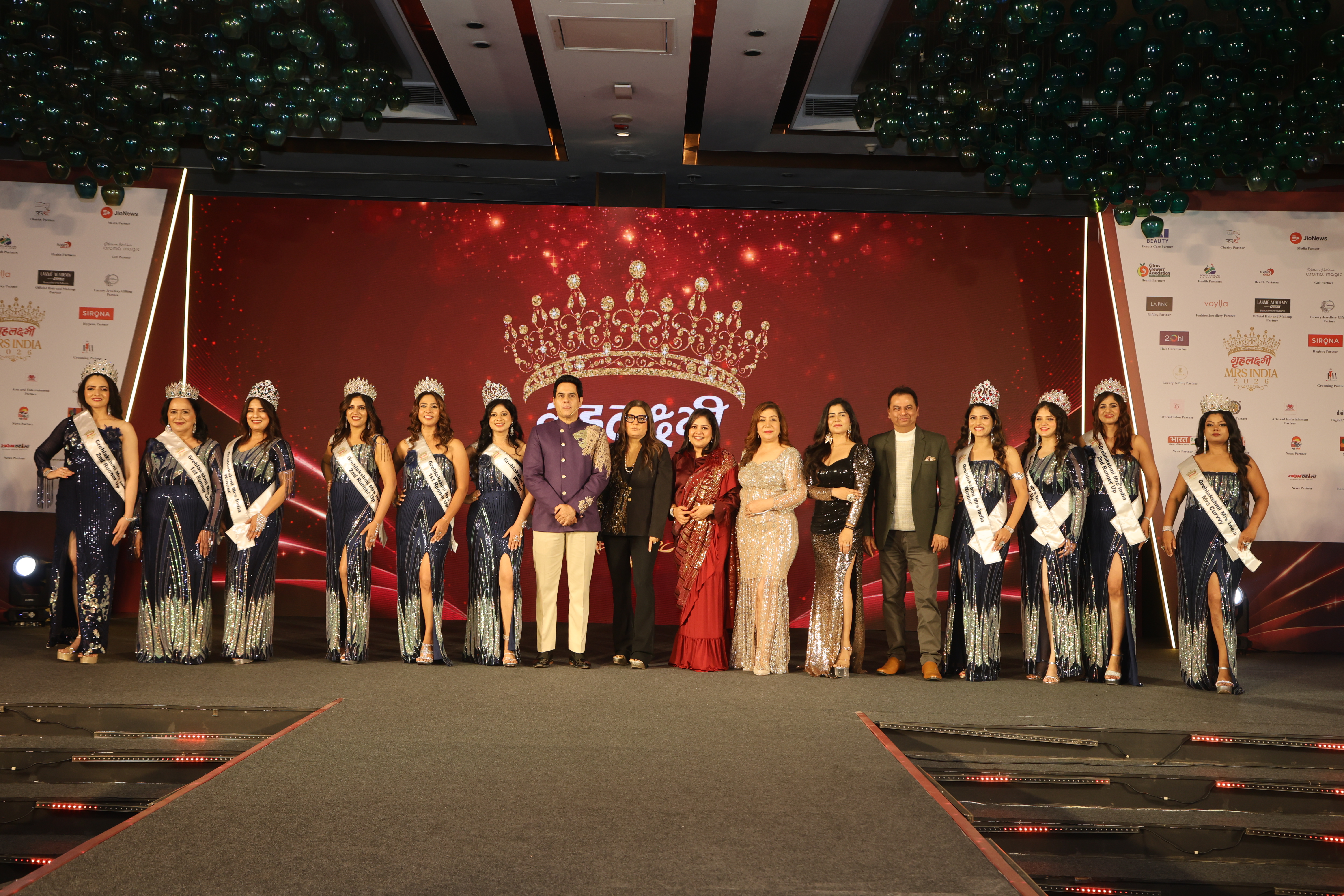 Aarti Barole, Vidhi Khurana and Seema Bansal Crowned Grehlakshmi Mrs. India 2026