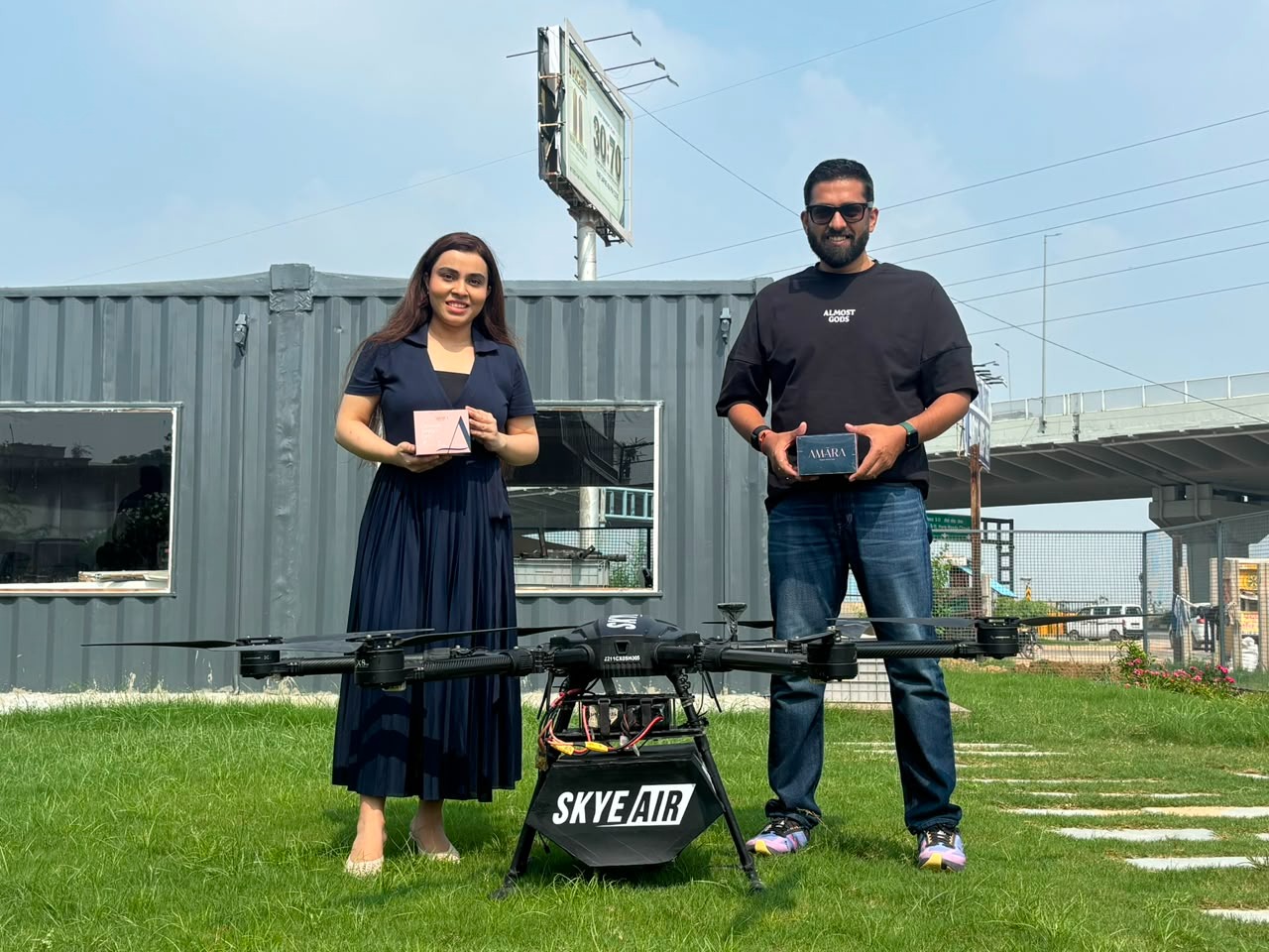 AMARA & Skye Air Mobility Partners to Enable Drone Delivery of Sanitary Pads and Period-Care Products in Delhi-NCR