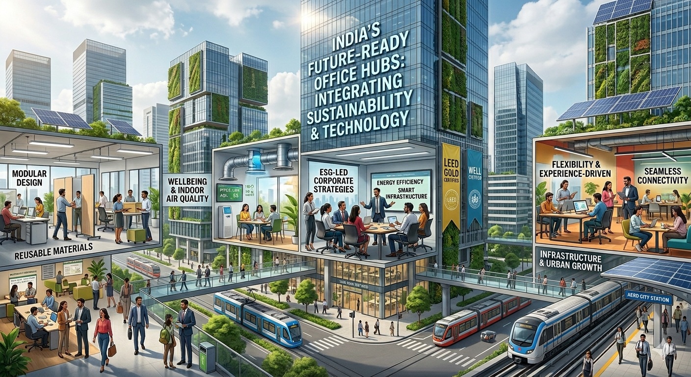 India&rsquo;s Commercial Real Estate Evolves Into Future-Ready, Sustainable Office Ecosystems
