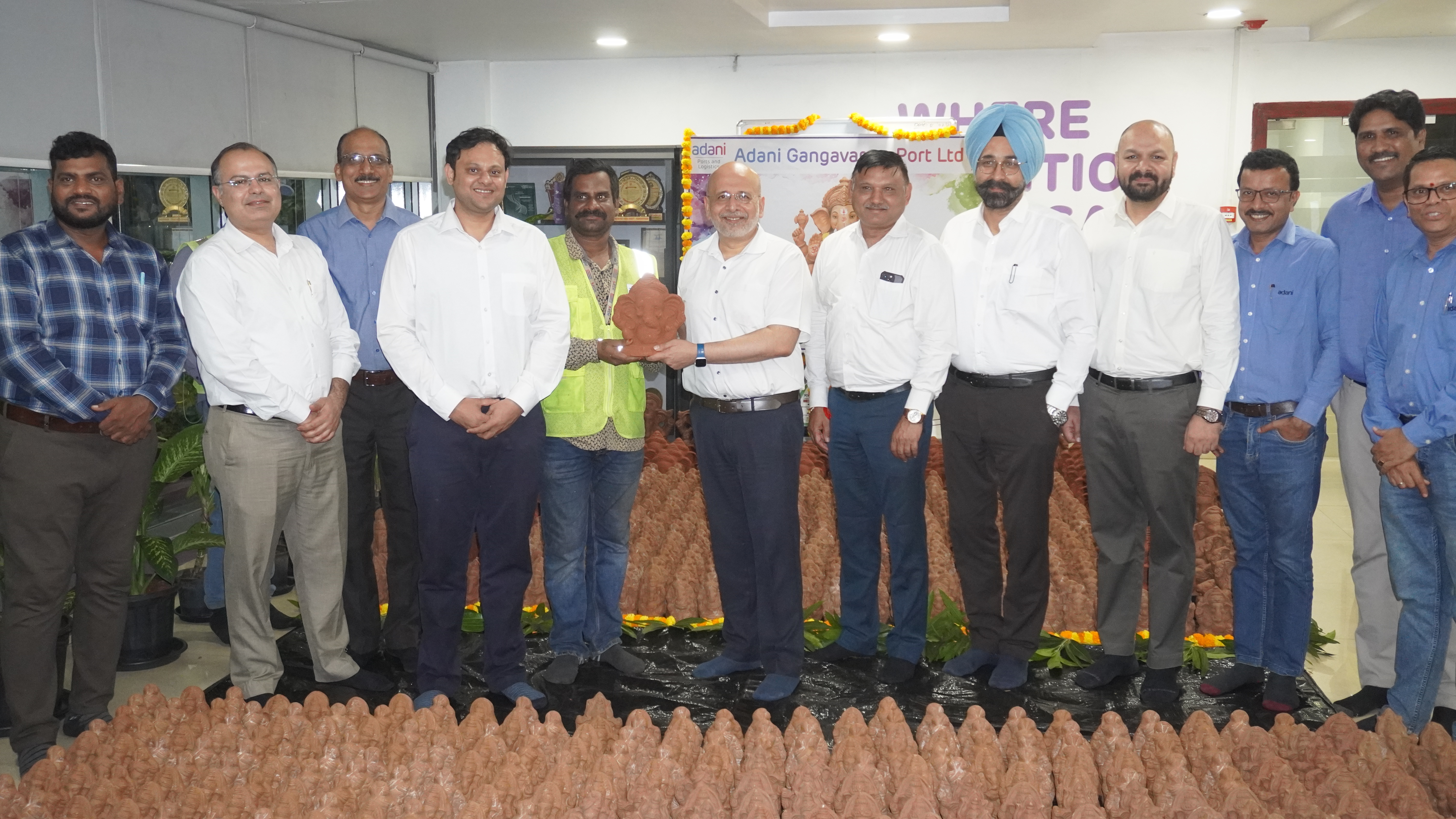 Adani Gangavaram Port Limited Celebrates Ganesh Chaturthi with Distribution of 1,600 Eco-Friendly Clay Ganesh Idols