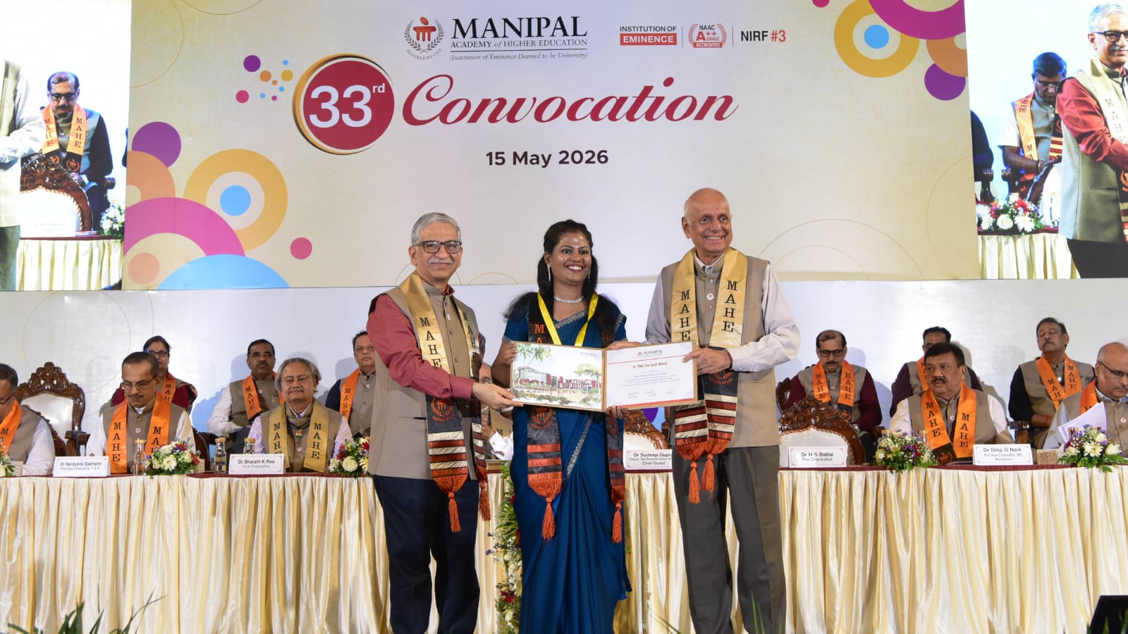 MAHE&rsquo;s 33rd Convocation in Mangaluru Heralds New Beginnings for Students; Unveils India&rsquo;s Future Pathfinders