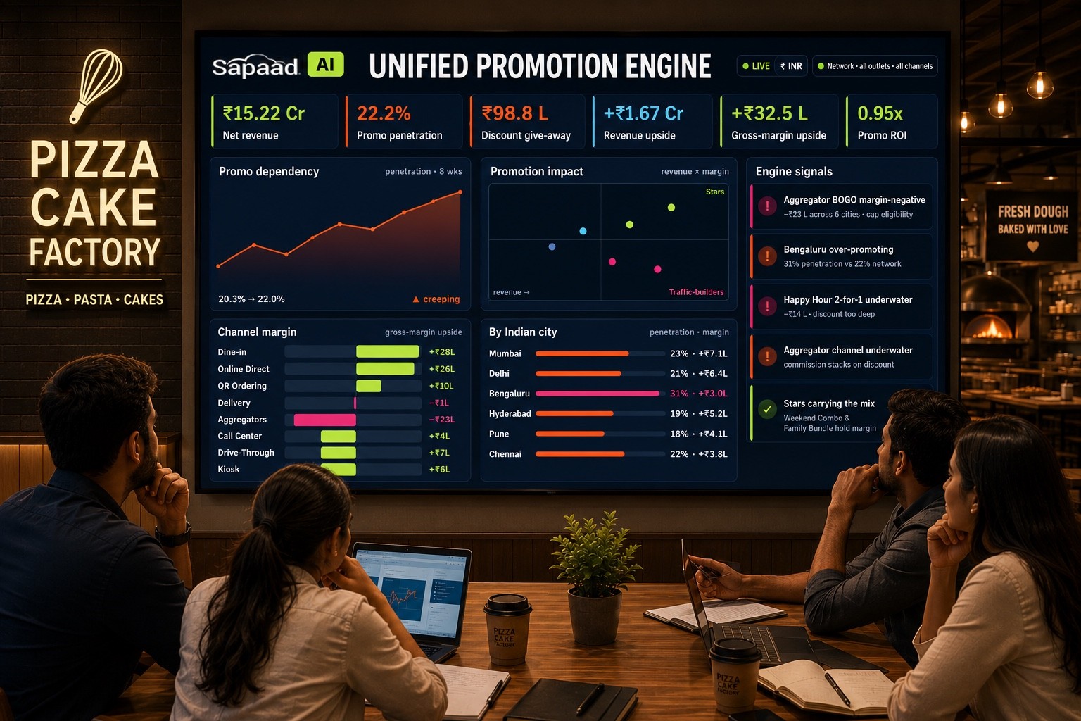 Sapaad Launches AI-Powered Promotion Engine to Help Restaurant Chains Unlock Growth in India&rsquo;s $126 Billion Foodservice Market