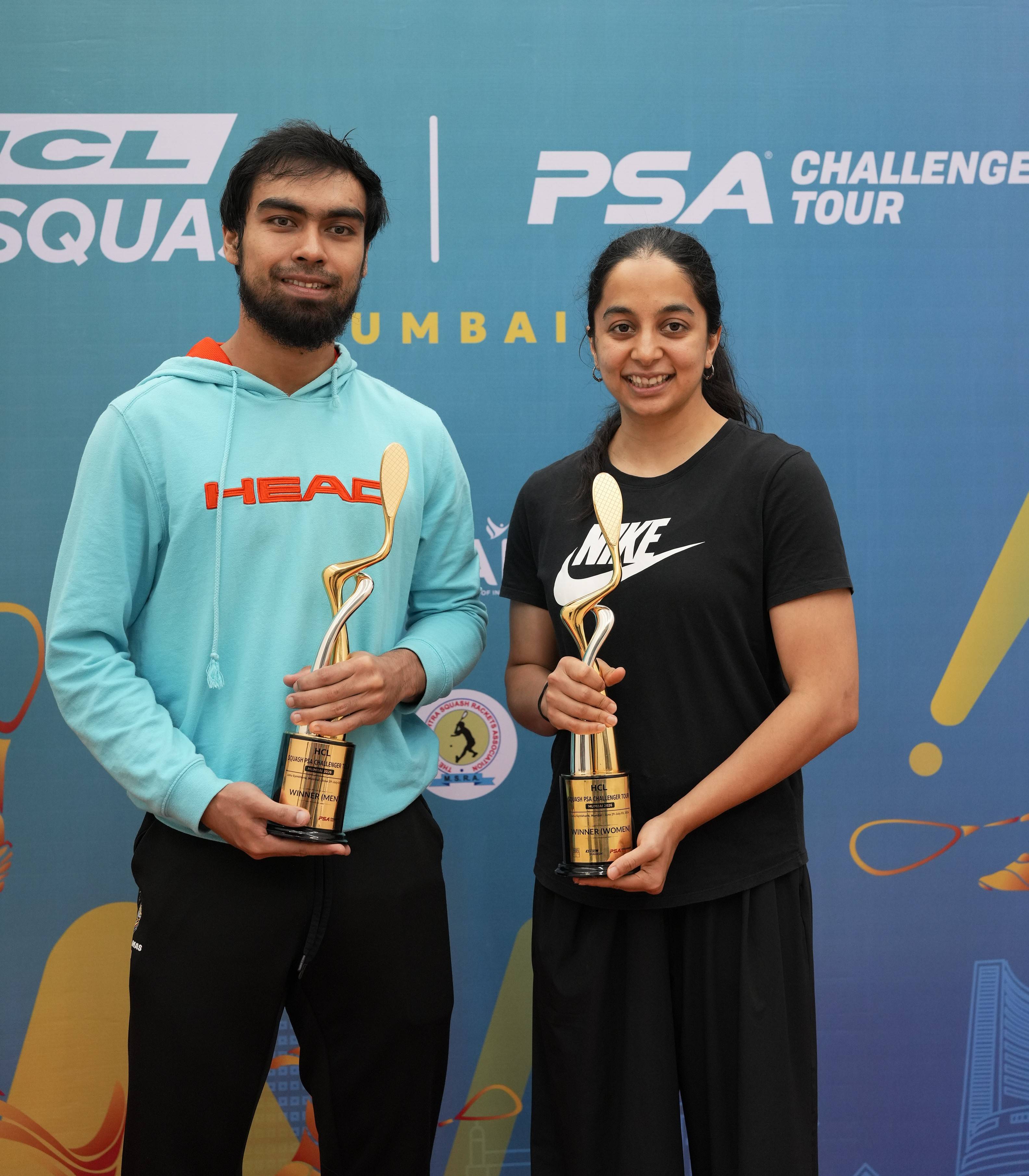 HCL-SRFI PSA Challenger Tour Mumbai Concludes, Showcasing International and Indian Squash Talent