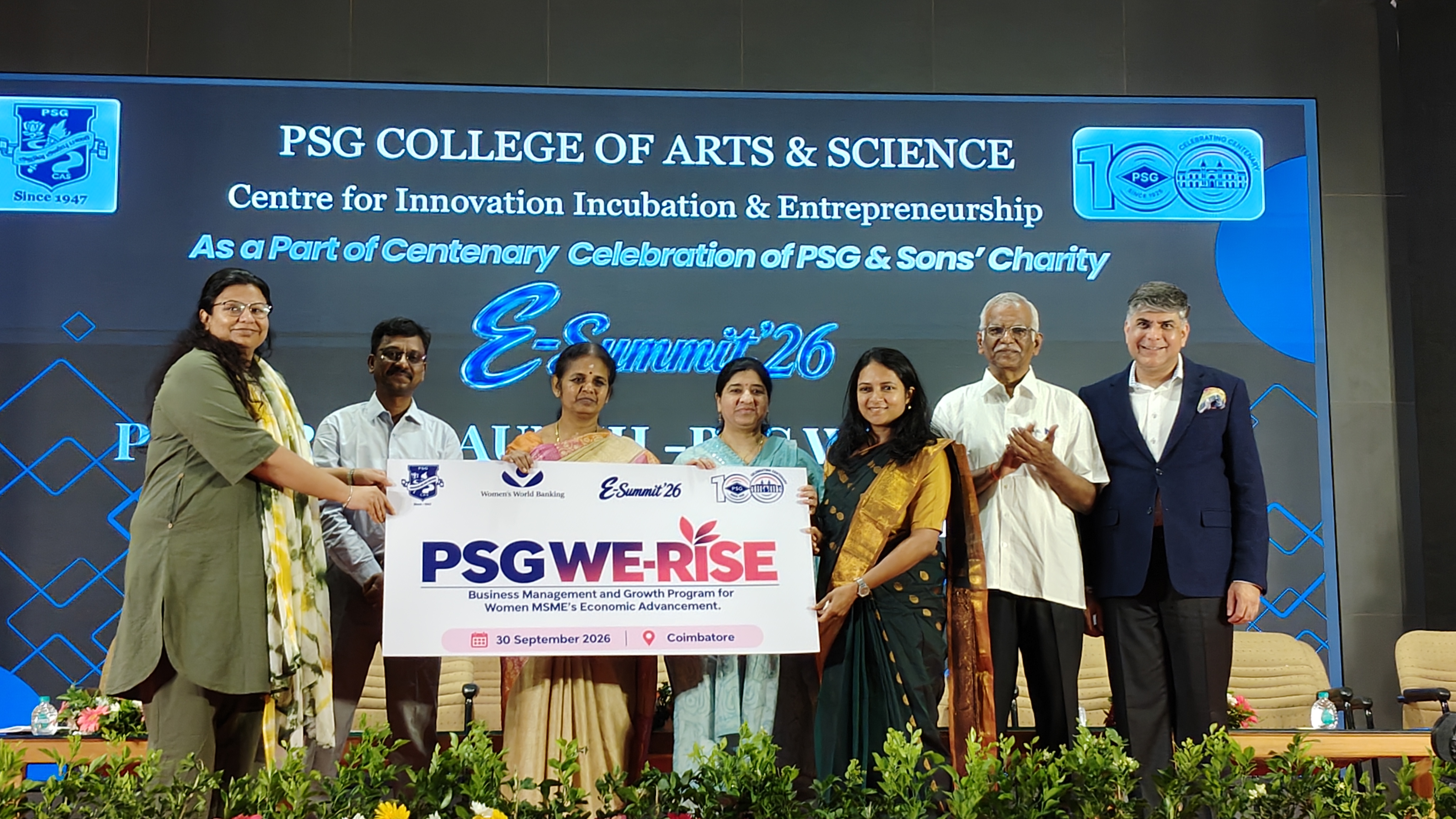 Women&rsquo;s World Banking, PSGCAS and FICCI FLO Launch WE-RISE Program for Coimbatore's Women Entrepreneurs