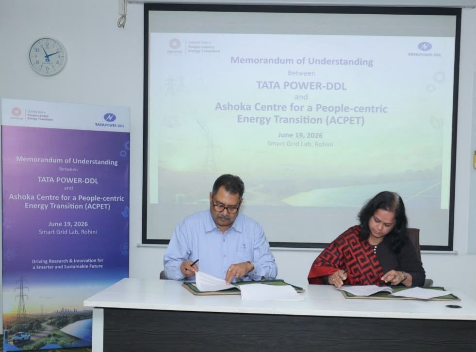 ACPET and Tata Power-DDL Partner to Accelerate Research and Innovation for India&rsquo;s Energy Transition