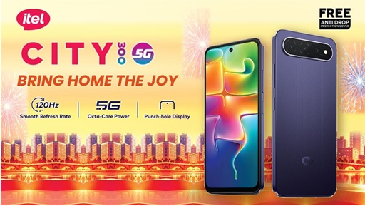 itel Launches City 300 5G, Bharat’s Next-Gen Smartphone with 120Hz Display and a Bloatware-Free Experience