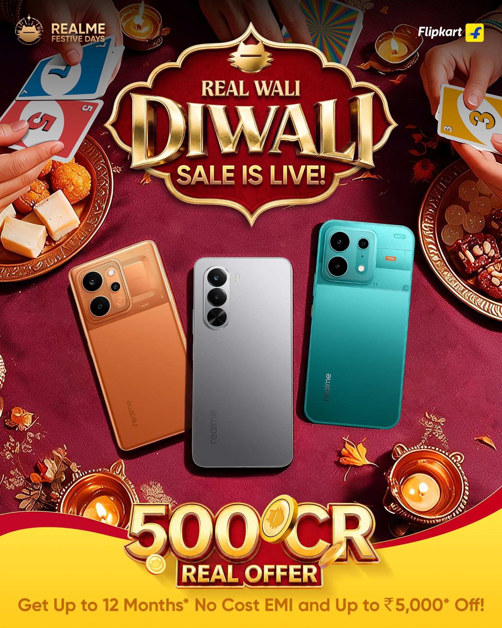 Celebrate Real Wali Diwali with massive offers on the realme P4 Series on Flipkart