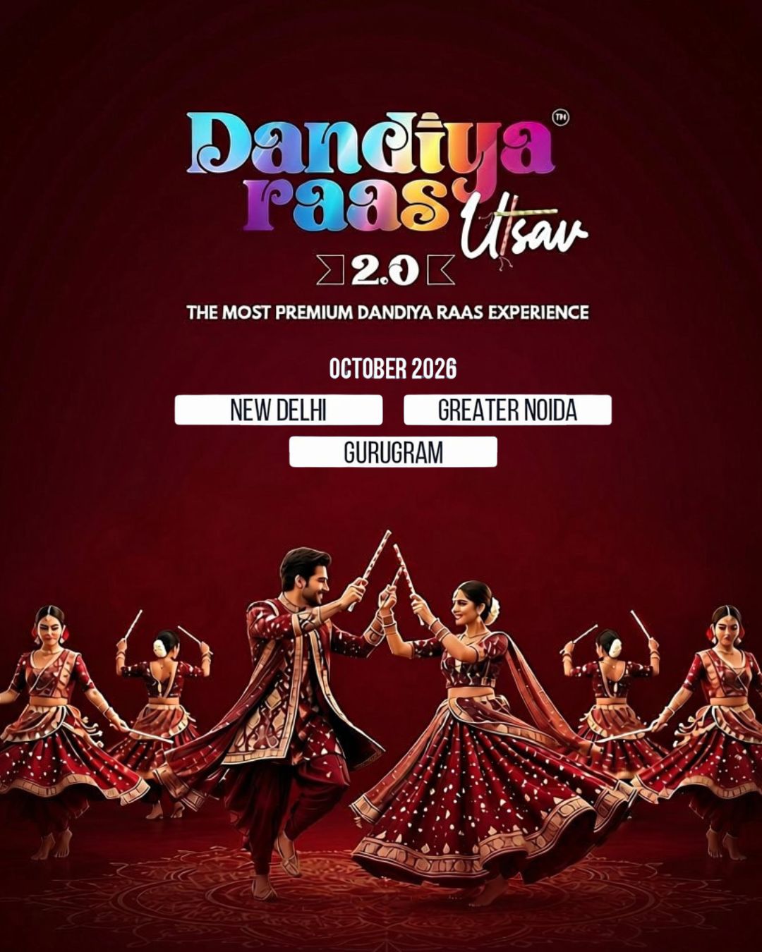 Events Xperience to Organize 2nd Edition of Dandiya Raas Utsav 2.0 in Delhi NCR