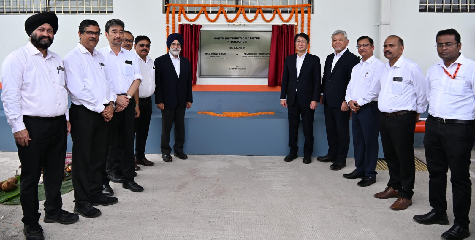 English Press Release and Photograph of Tata Hitachi Inaugurates New Warehouse at Kharagpur Plant, Strengthening Supply Chain and Customer Support