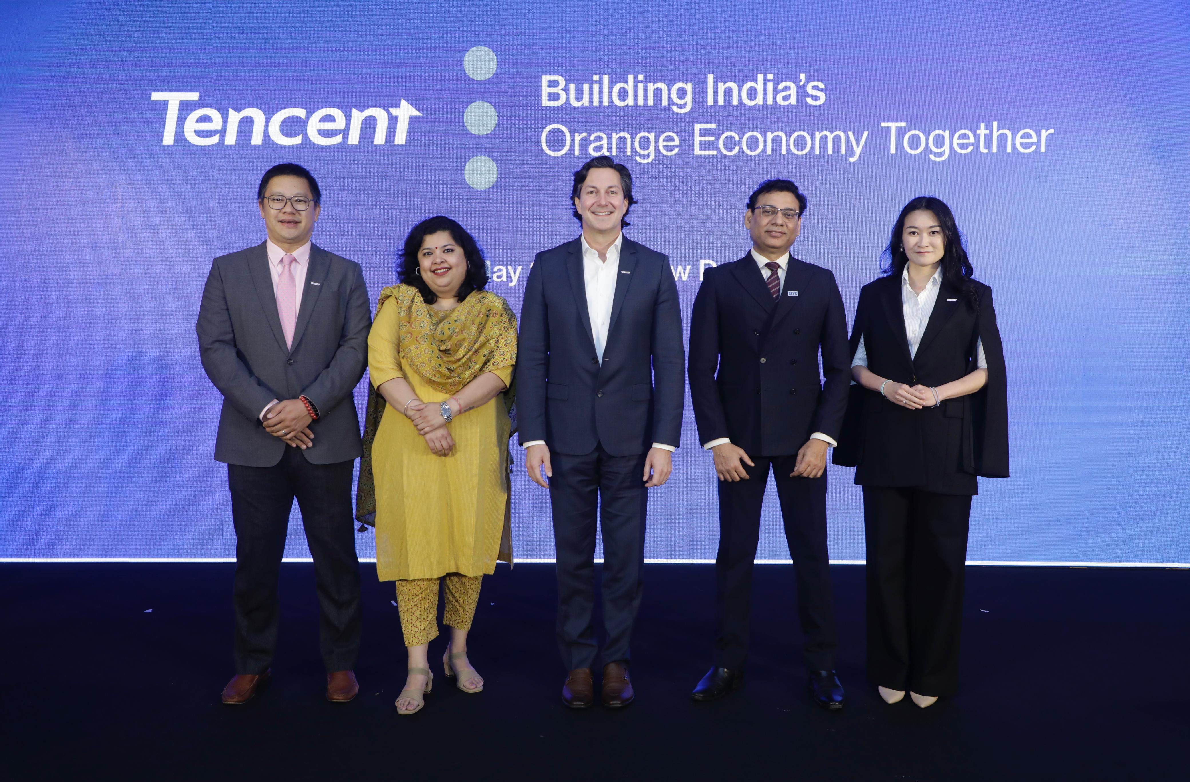 Tencent Announces Multi-Year Partnership to Support India&rsquo;s Orange Economy