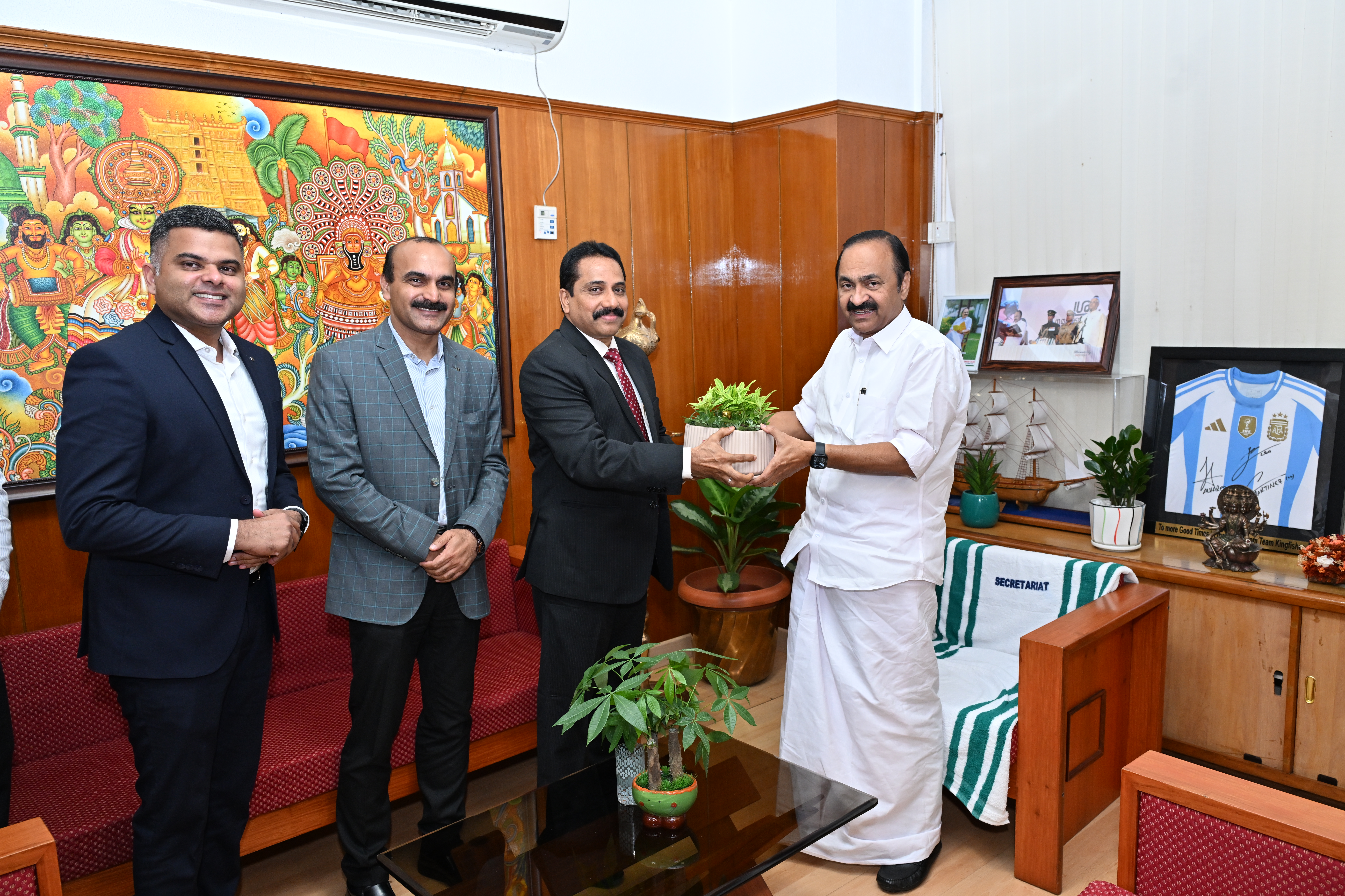 South Indian Bank Extends Support to Kerala Government's Development Initiatives