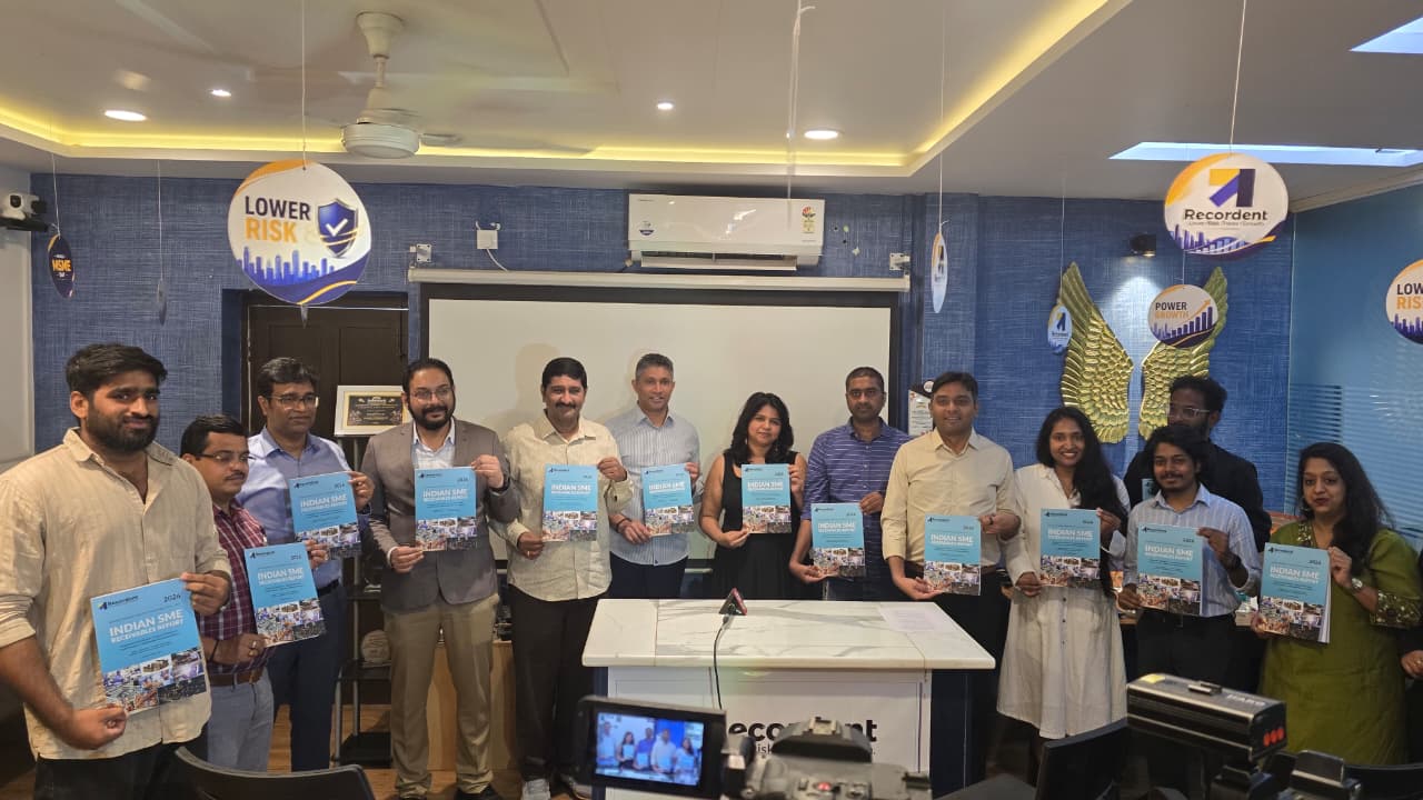 Indian SME's Face Mounting Working Capital Stress as Average Overdue Receivables Cross Rs. 3.83 Crore- Recordent Report