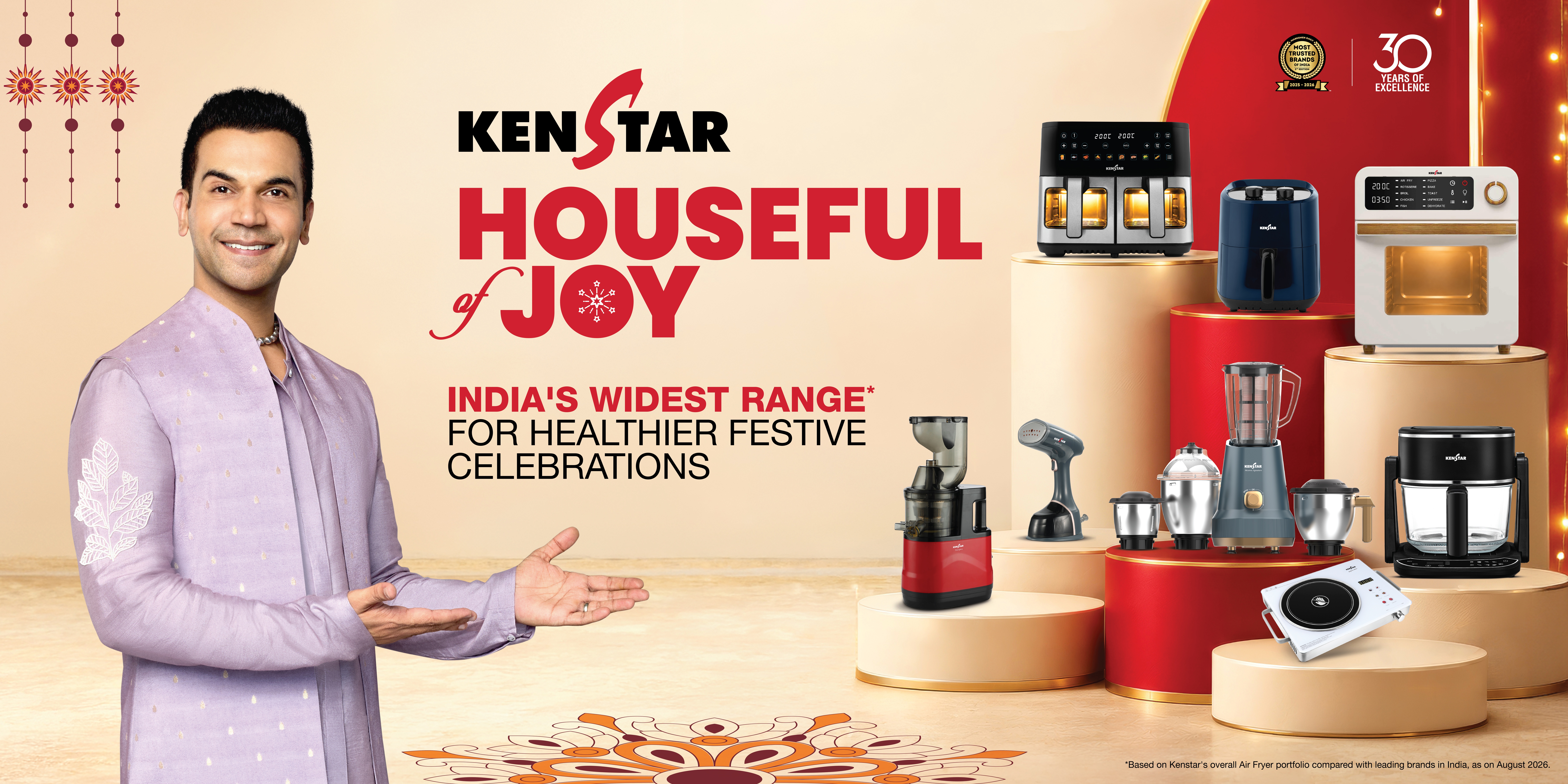 Kenstar Launches Indias Widest Range of Air Fryers Bringing Smarter Healthier and More Versatile Cooking to Modern Kitchens
