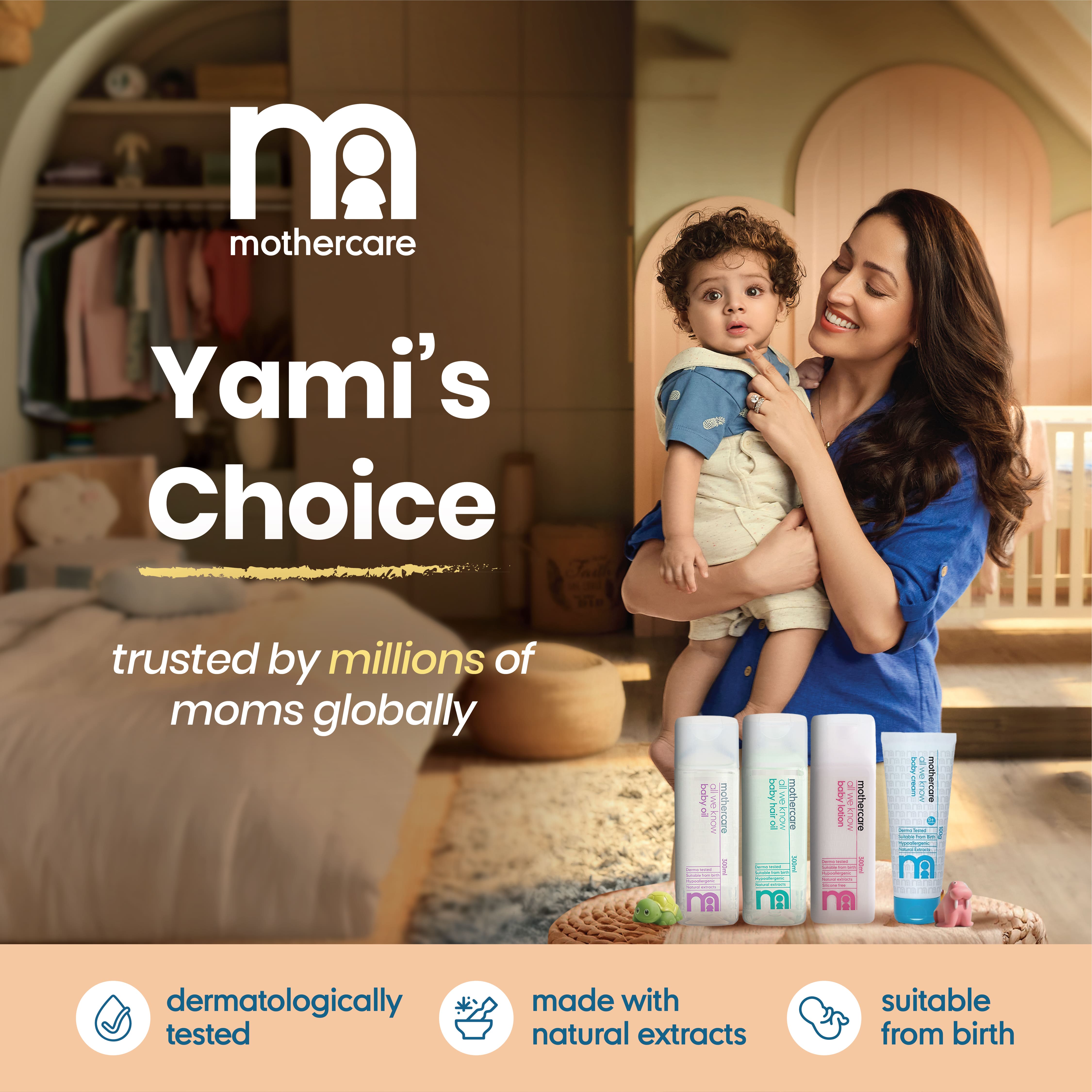 Mothercare Partners with Yami Gautam Dhar as the Face of Its New Personal Care Campaign