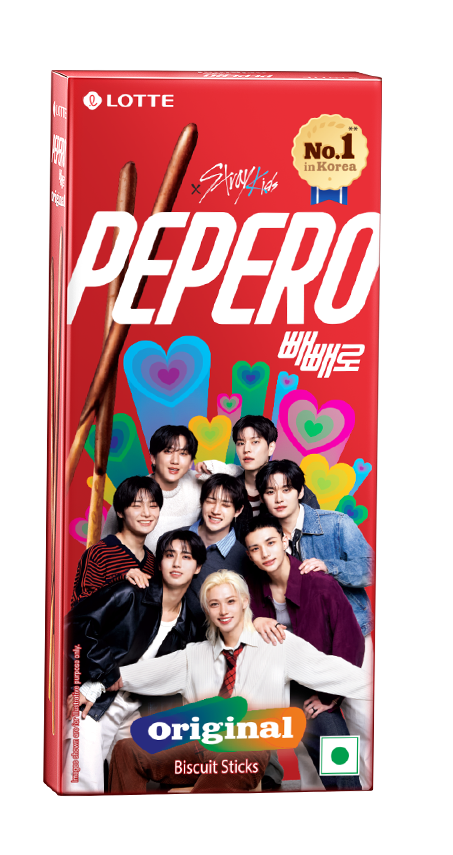 LOTTE Wellfood Renews Global Brand Ambassador Contract with Stray Kids for PEPERO; Partnership to Drive India Marketing Initiatives
