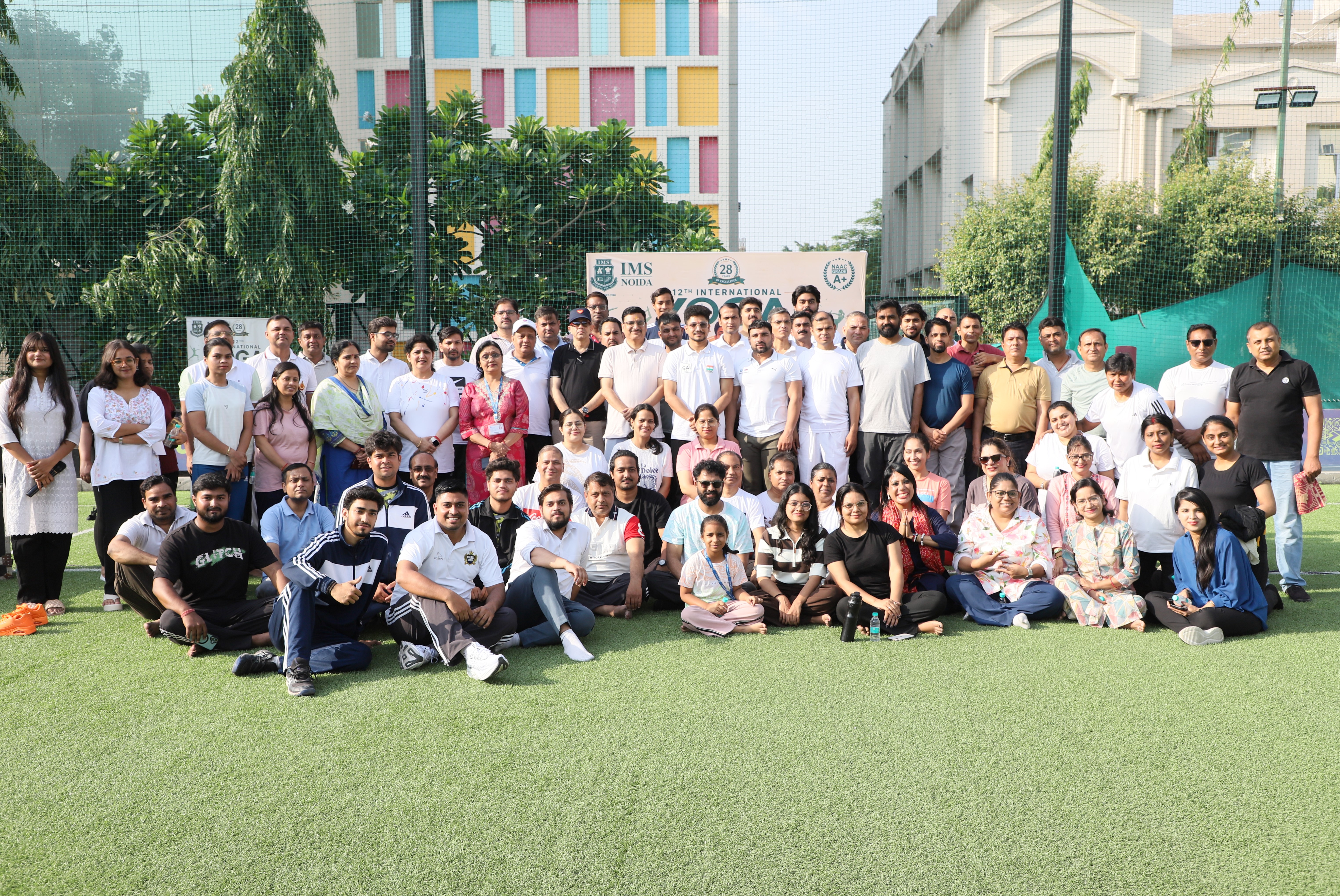 IMS Noida Organizes Yoga Workshop to Promote Physical and Mental Well-being