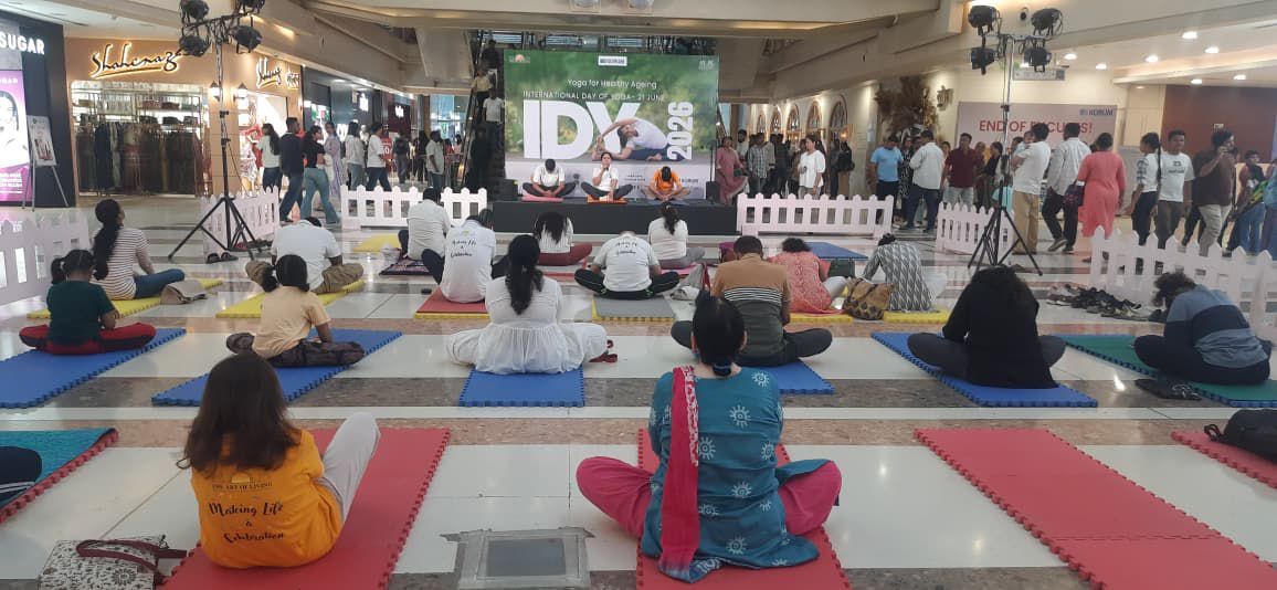 Korum Mall Marks International Yoga Day with &lsquo;Yoga for Healthy Ageing&rsquo; Initiative