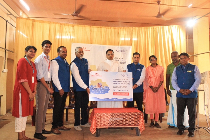 Xandari Resorts and Muthoot Finance Distribute Swimming Kits to 25 Students