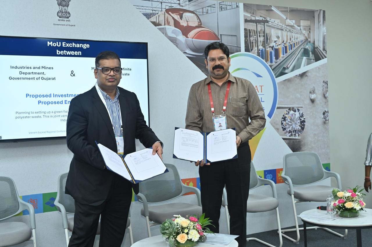 Ester Industries&rsquo; Joint Venture ELITe Signs Rs 1,600 Crore MoU with Government of Gujarat for India&rsquo;s First Chemical Polyester Recycling Plant